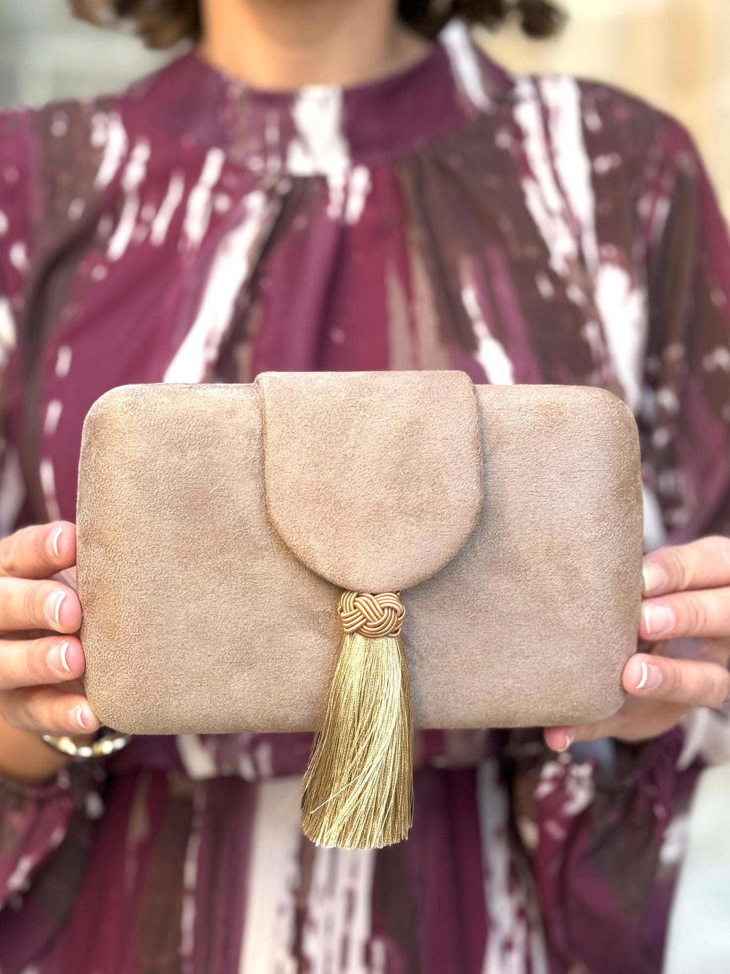 Bolso Borlón Camel