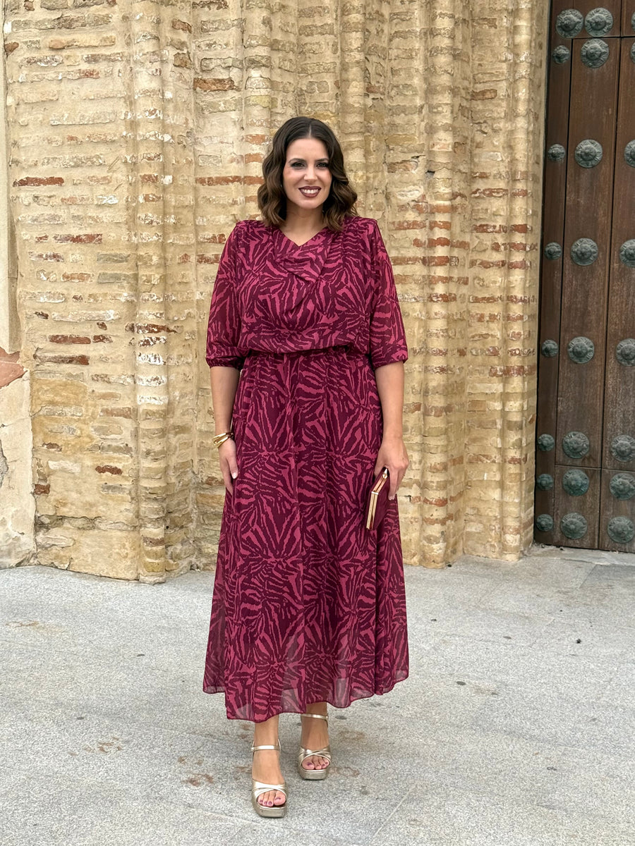 Vestido Miriam Estampado Buganvilla