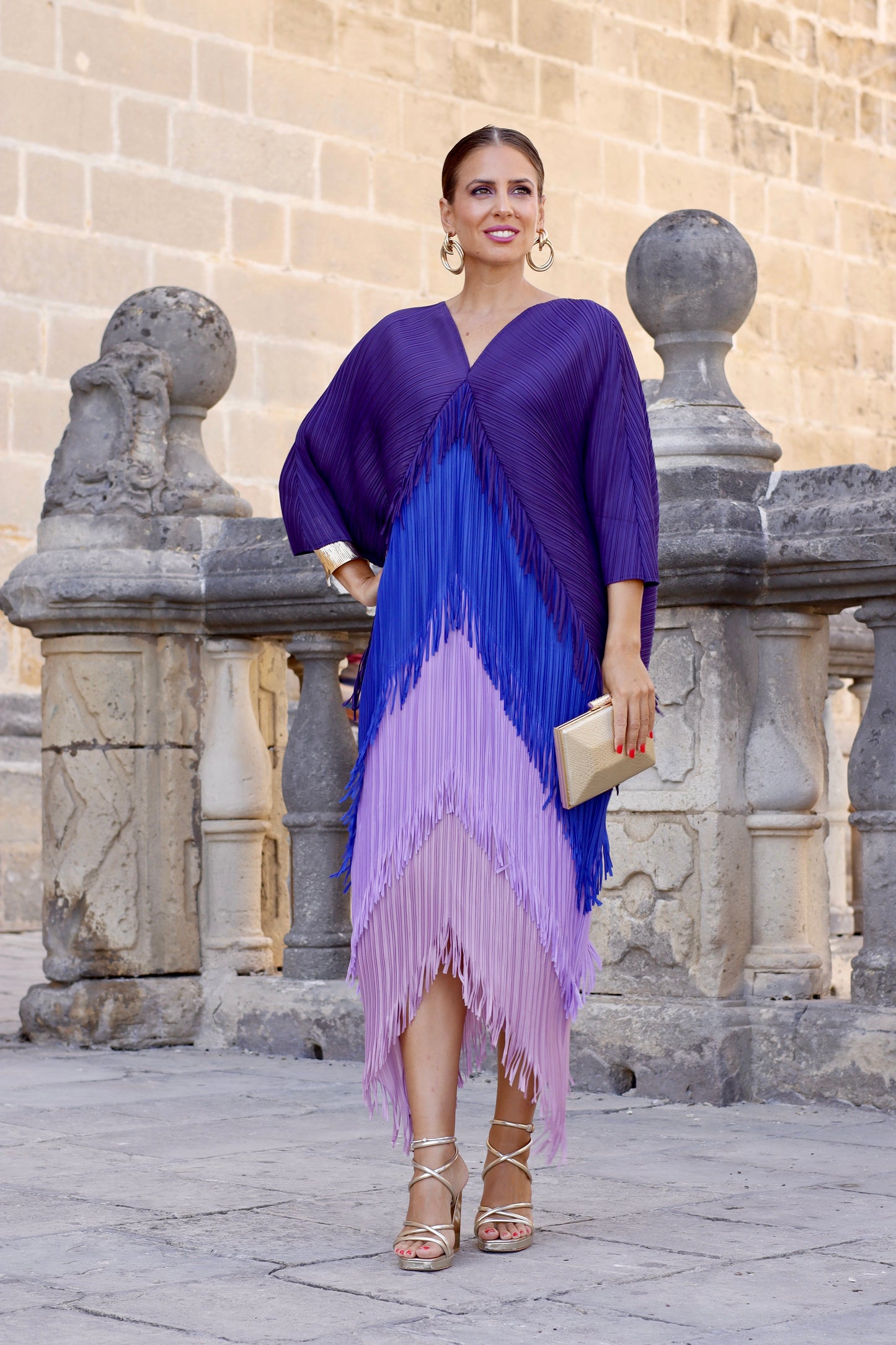 Vestido Adelaida Morado