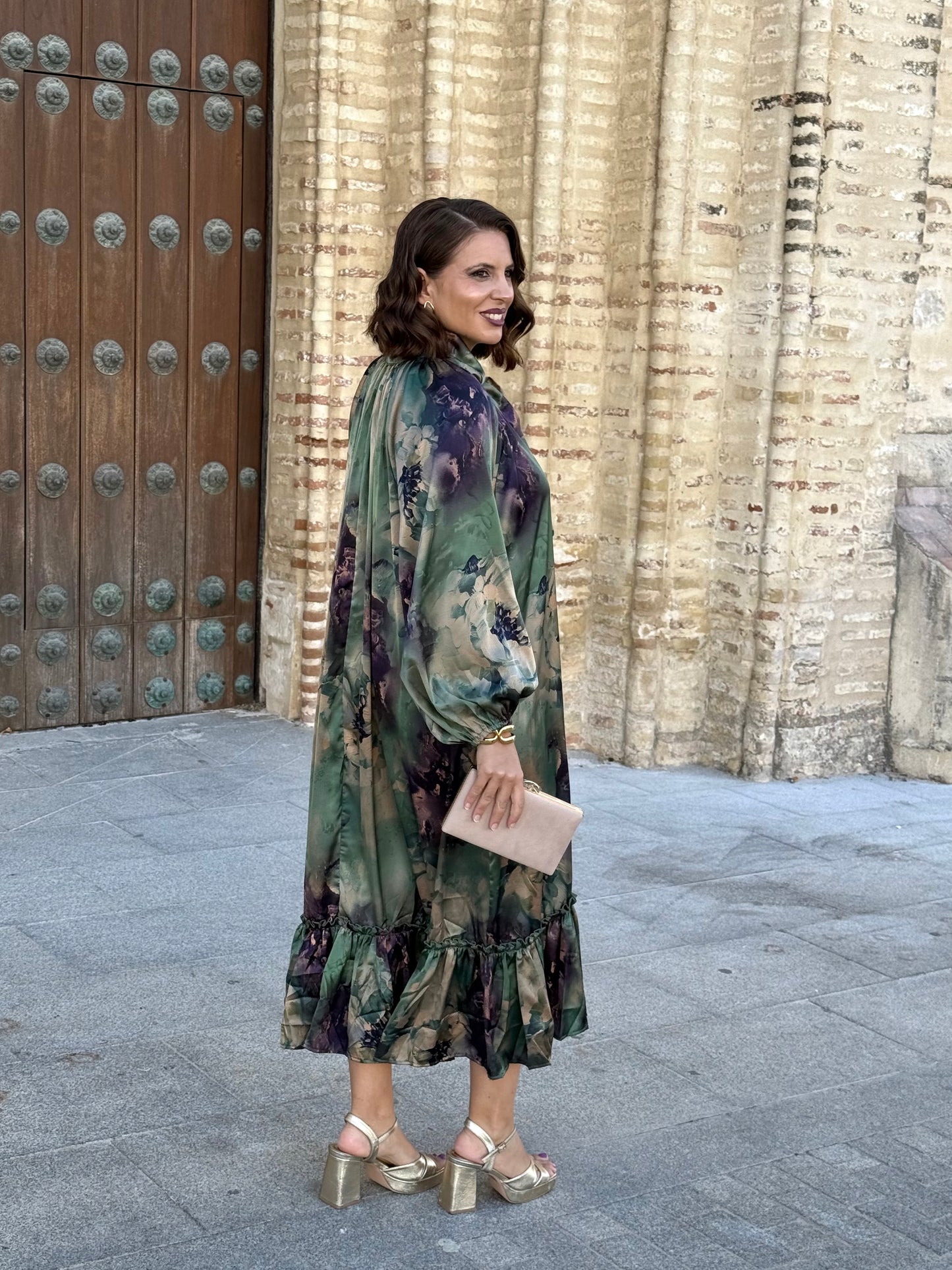 Vestido Karol Petróleo