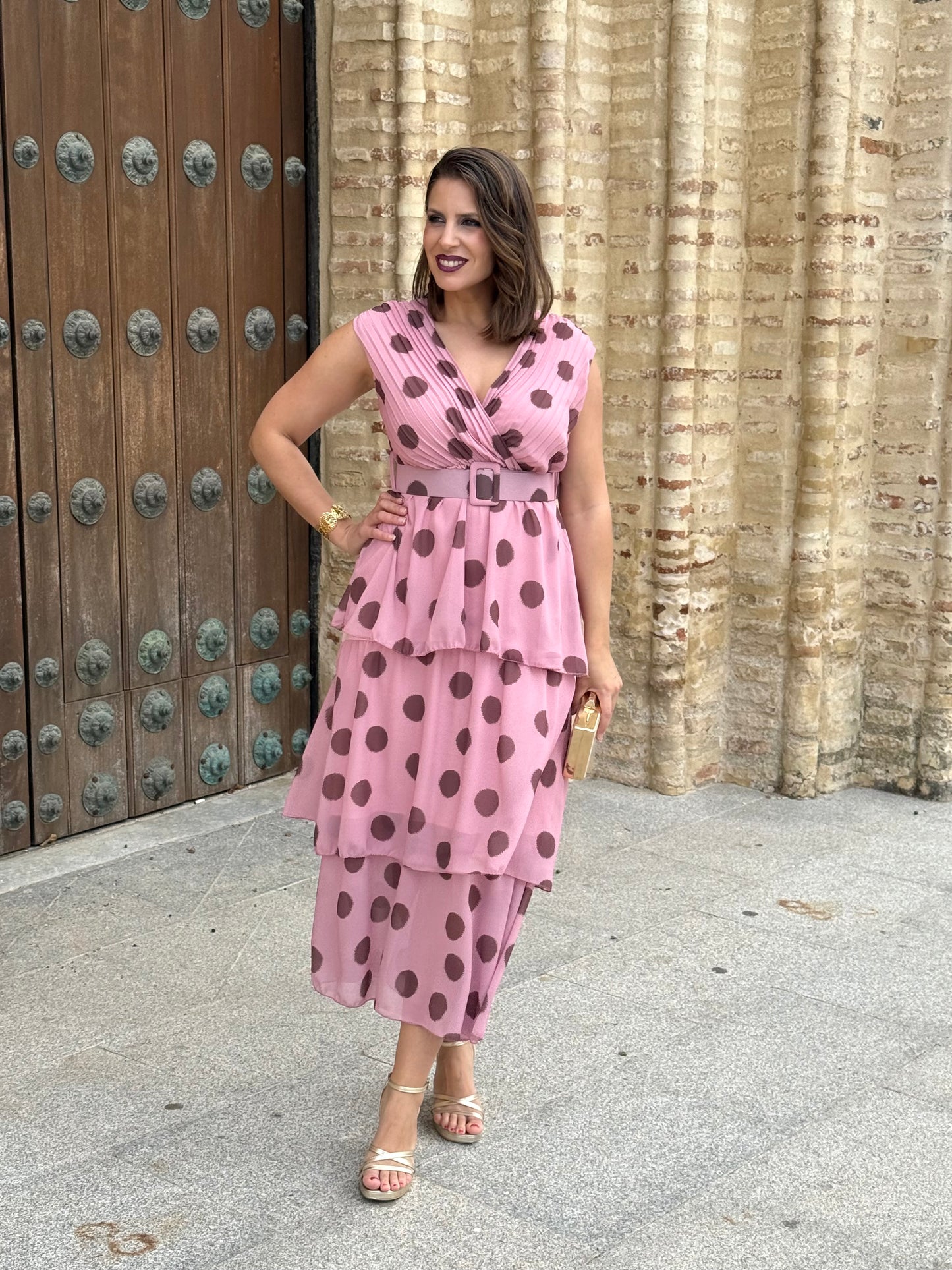 Vestido Candela Rosa