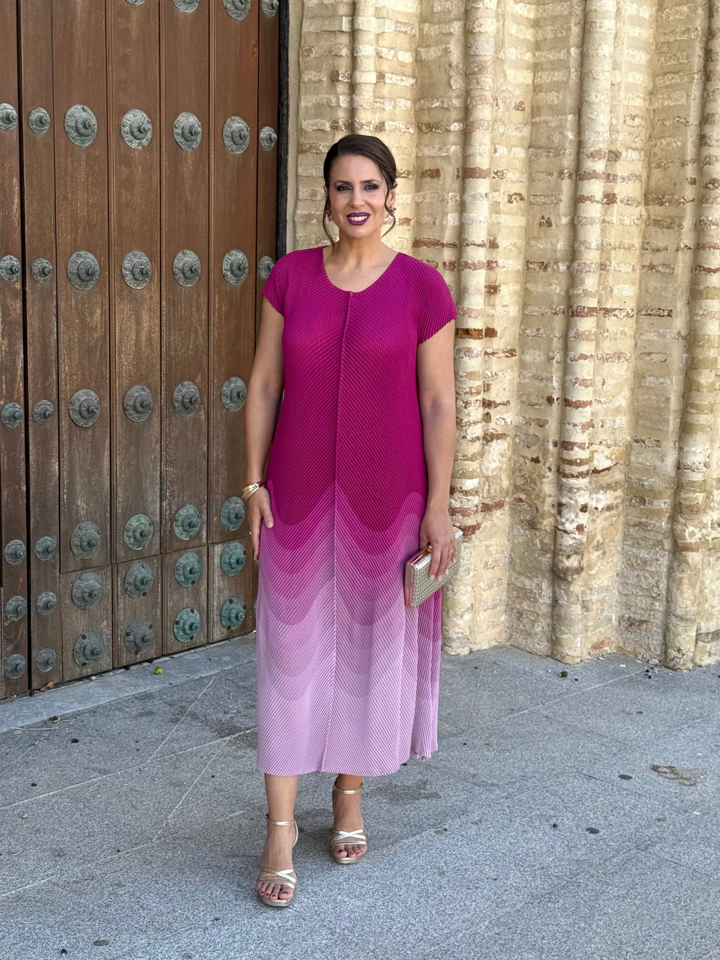 Vestido Avelline Fucsia
