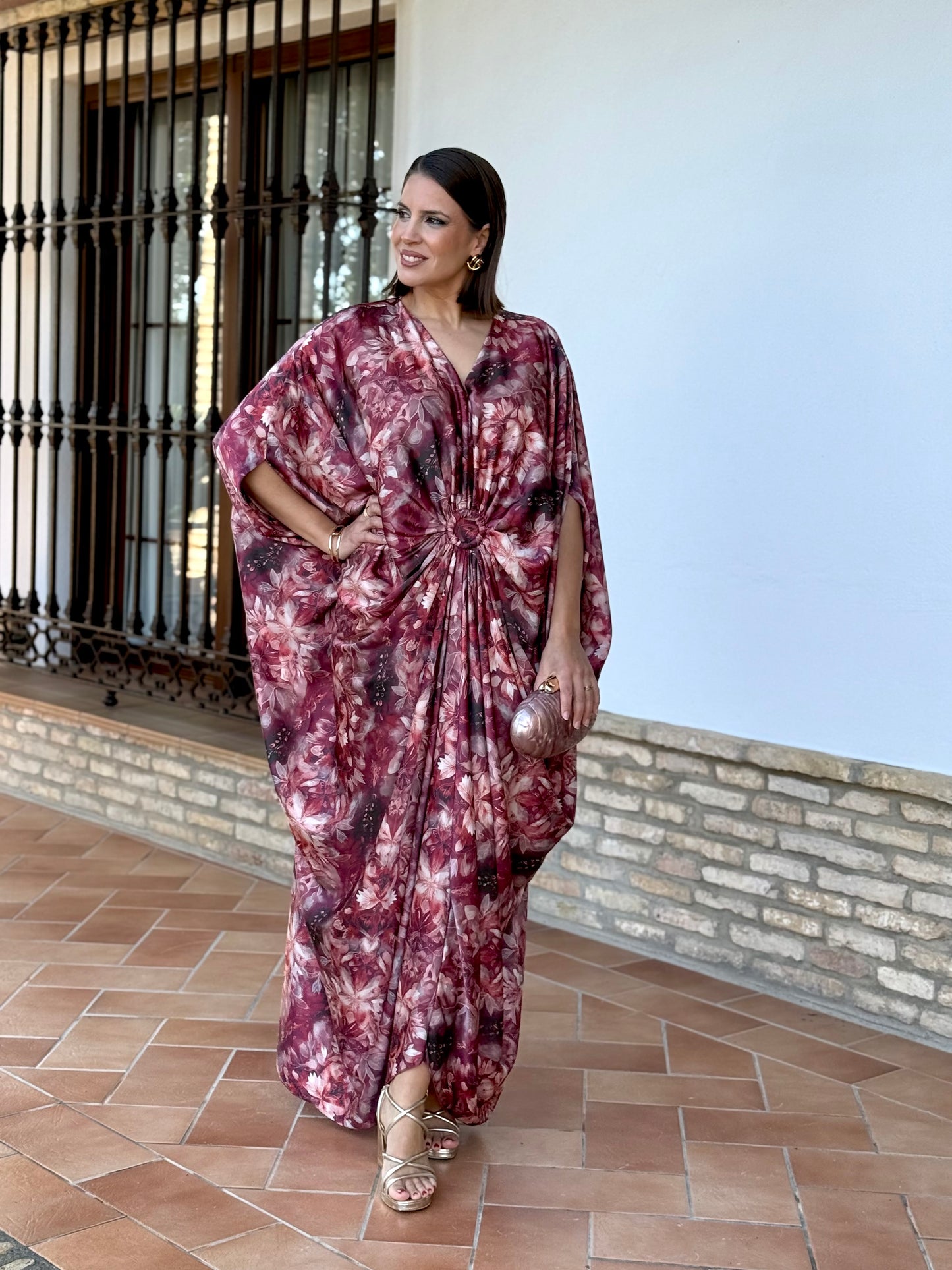 Vestido Olimpia Burdeos