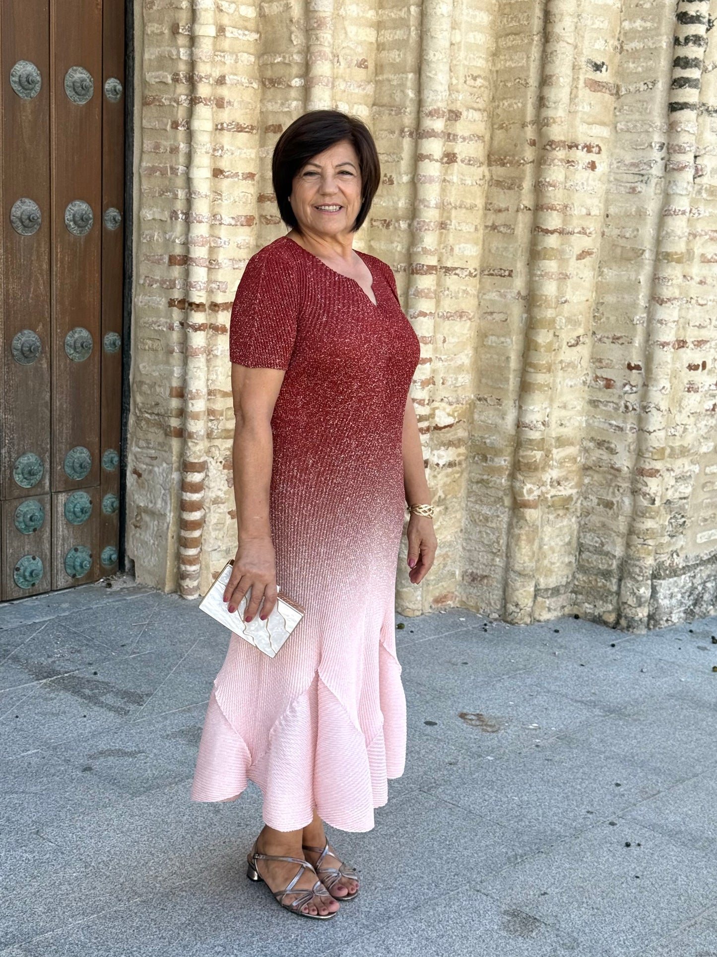 Vestido Velaria Granate
