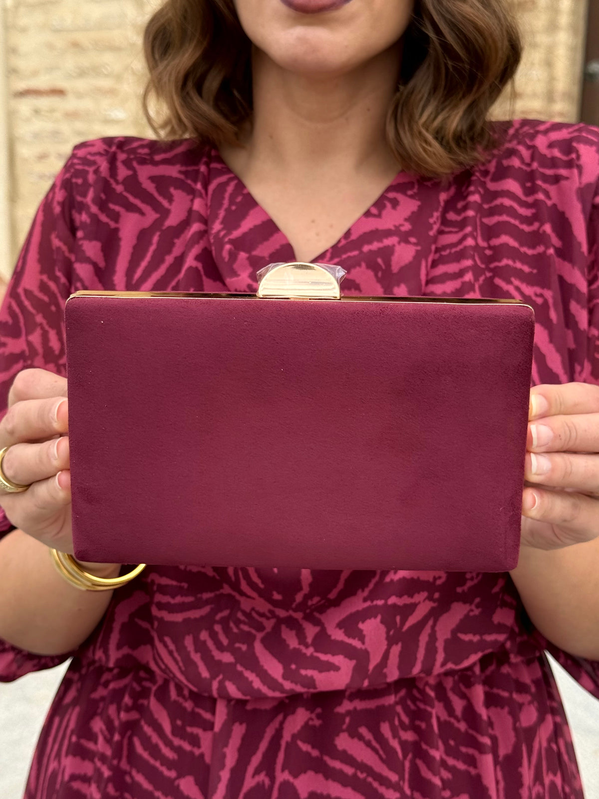 Bolso Tina Burdeos
