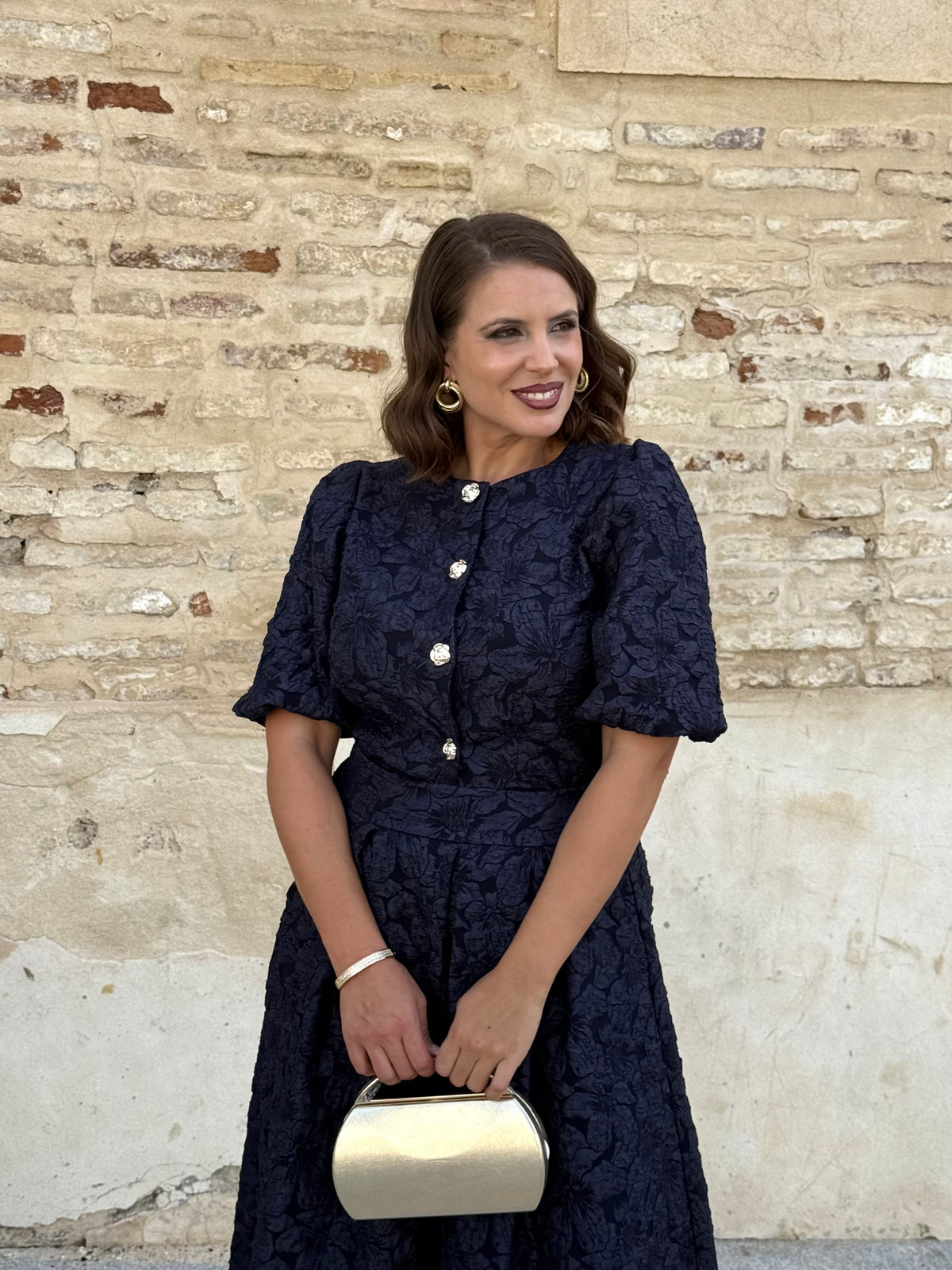 Conjunto Jazmín Azul Marino
