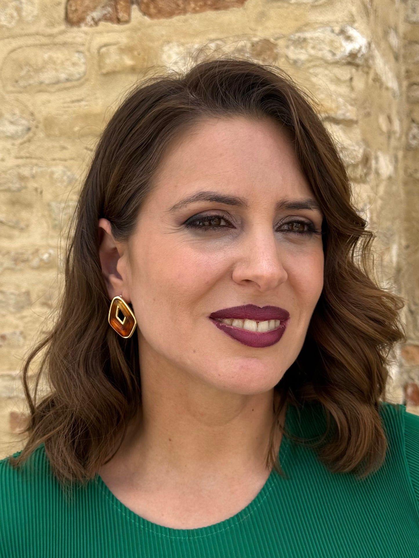 Pendientes Erika Marrón