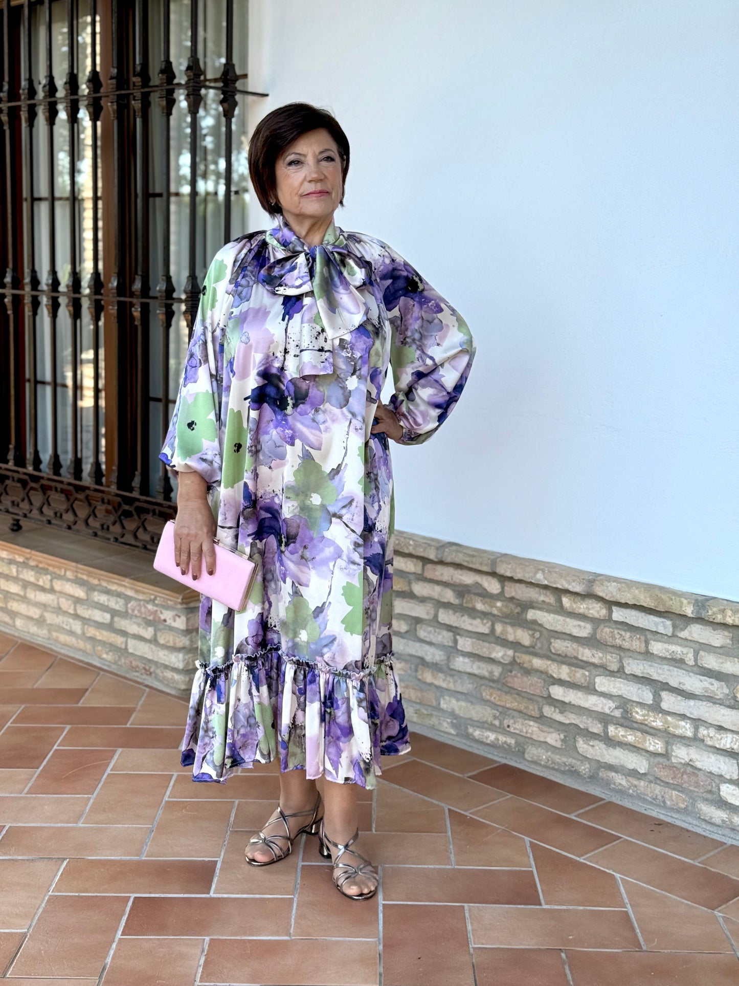 Vestido Karol Morado