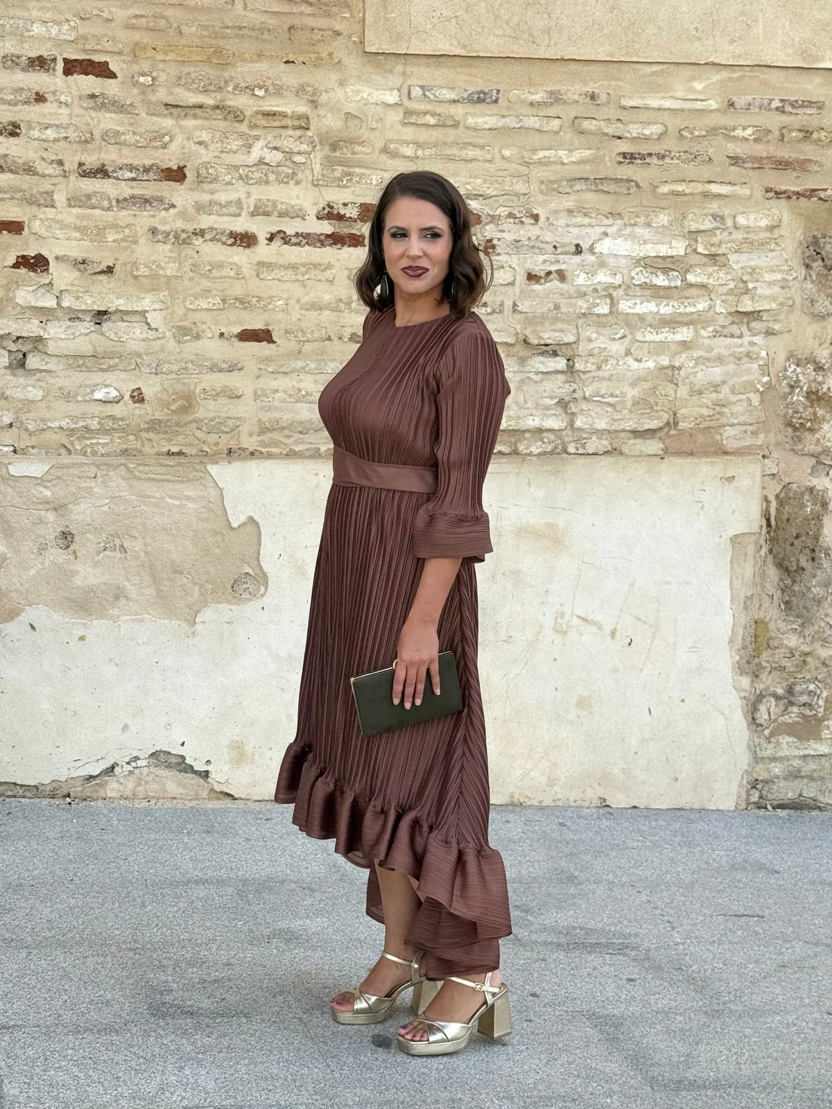 Vestido Nerja Camel