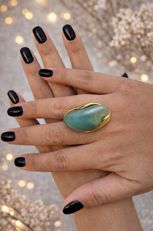 Anillo Esmeralda Aura