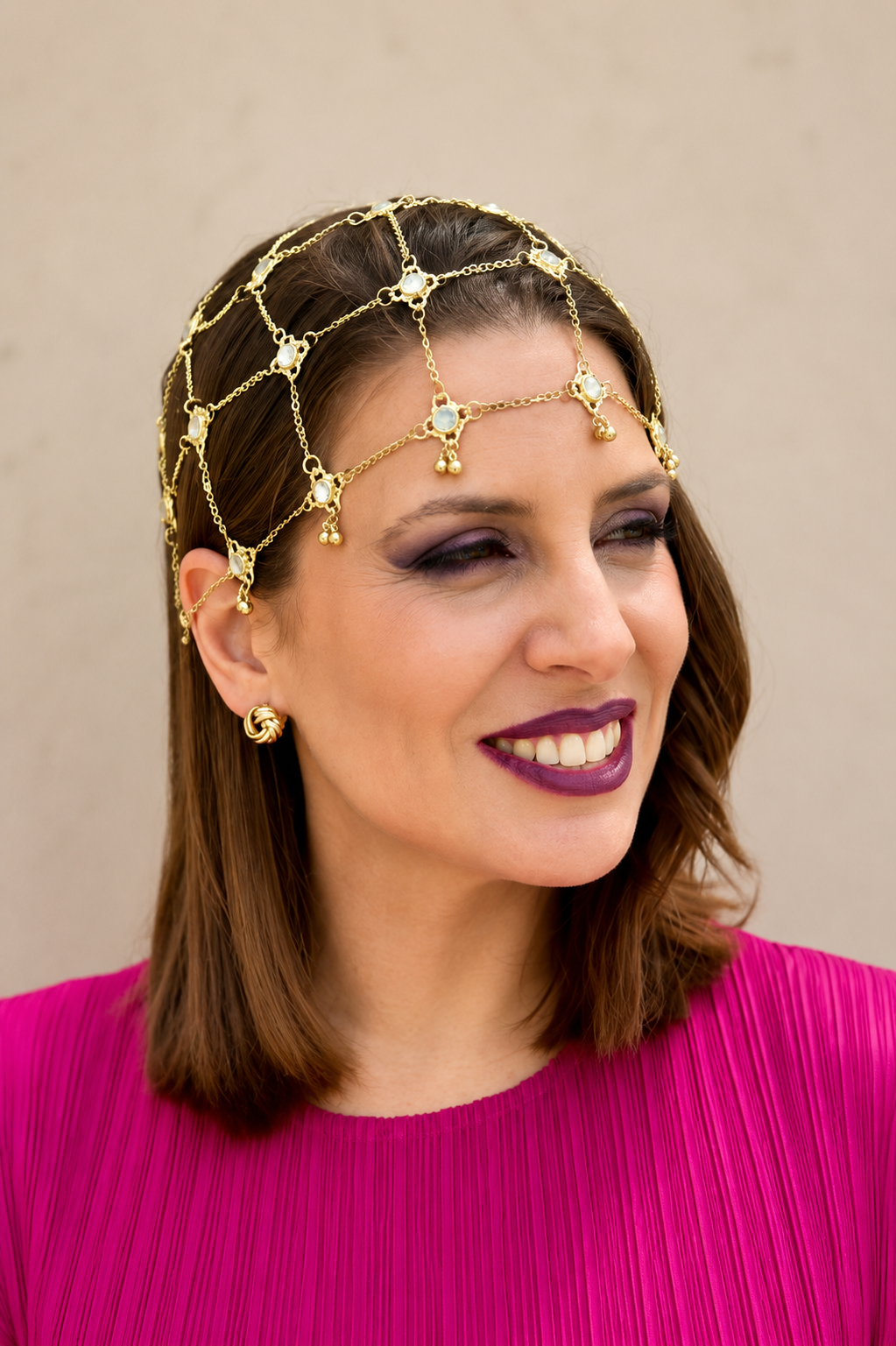 Tocado Joya Celestia Dorado