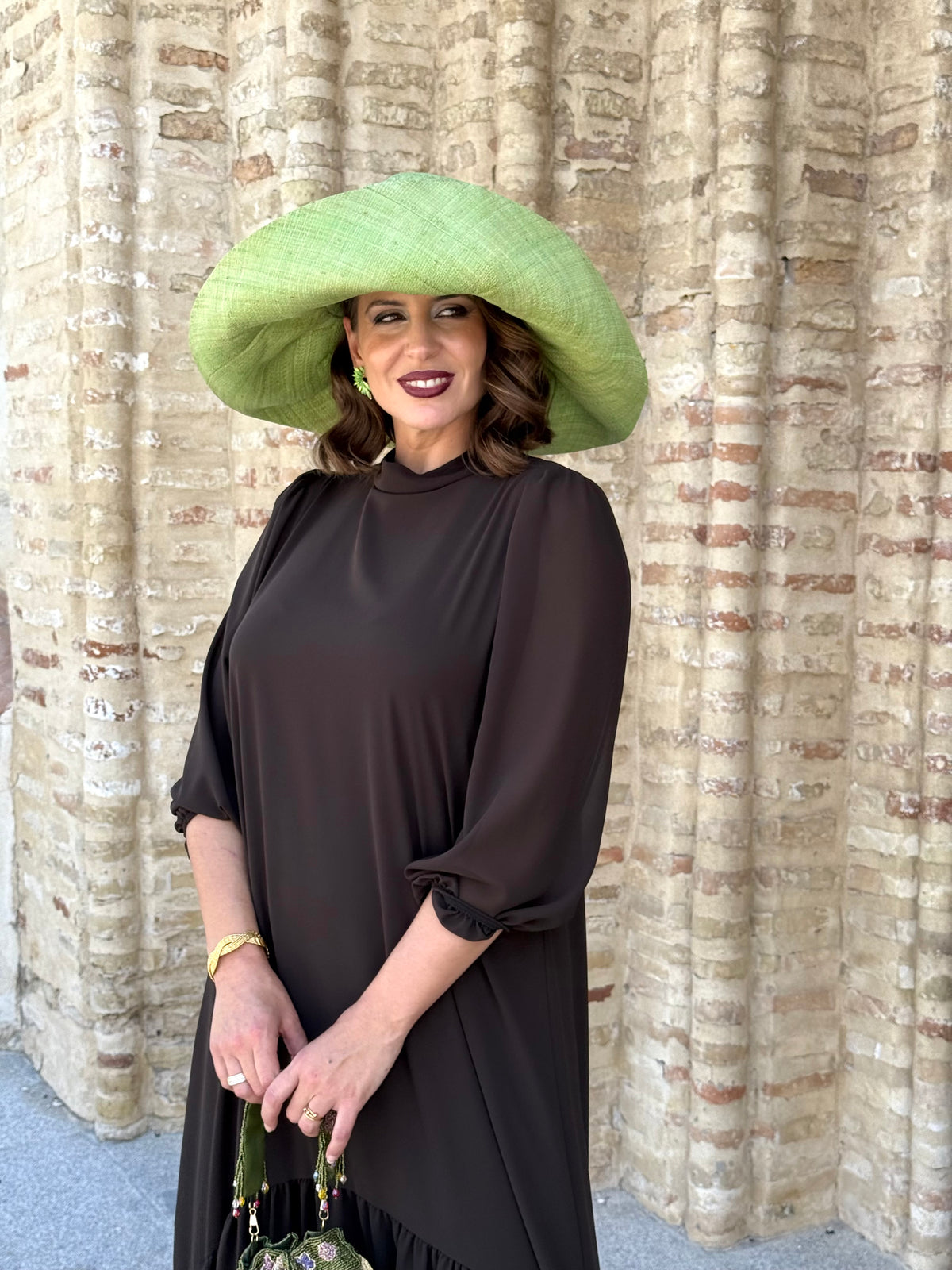 Vestido Amalia Marrón
