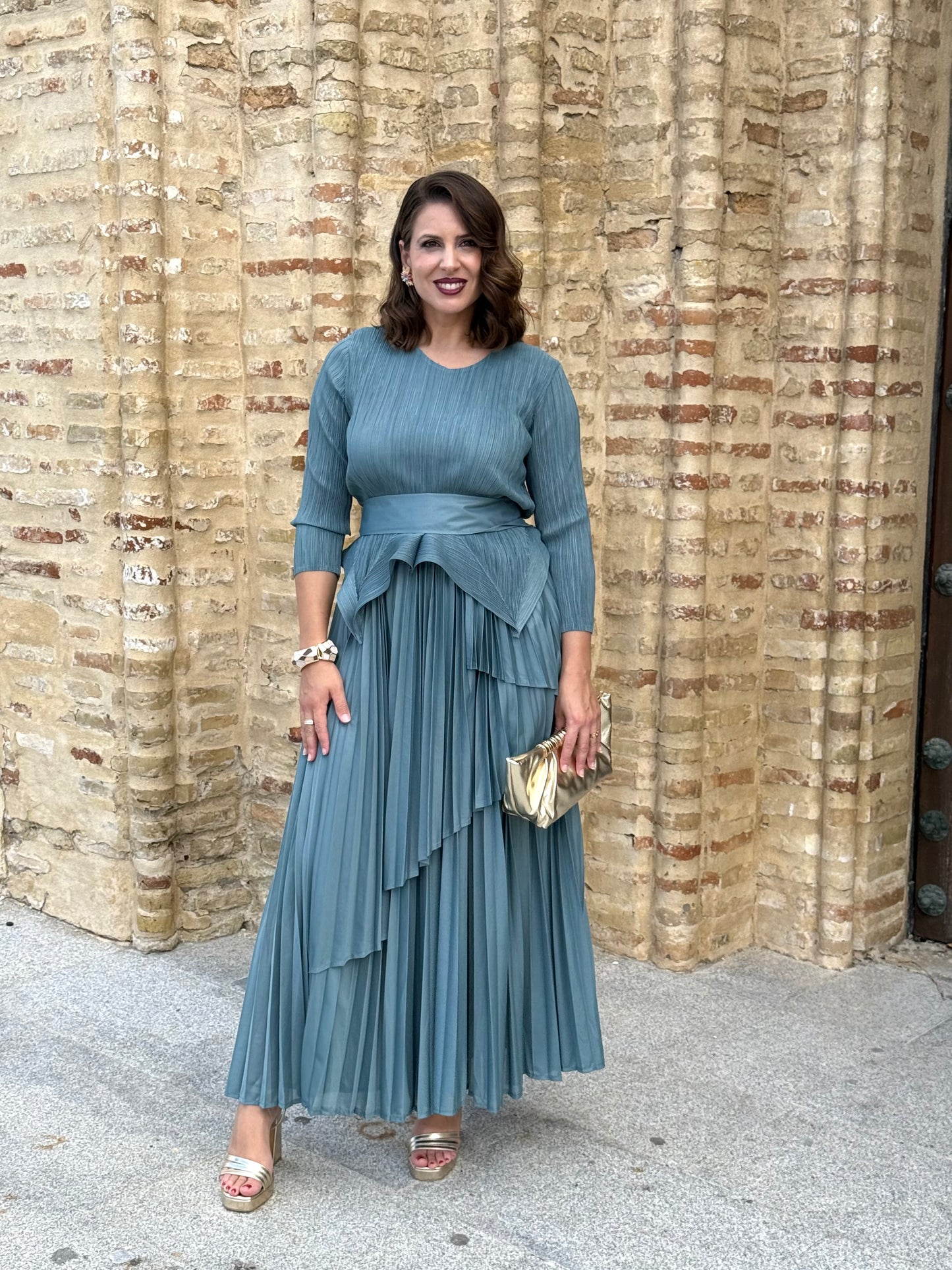 Conjunto Évora Azul empolvado