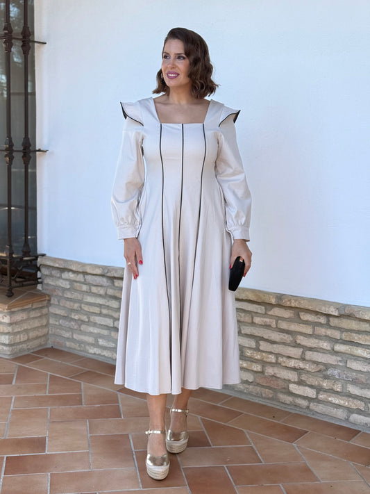 Vestido Bellaria Beige