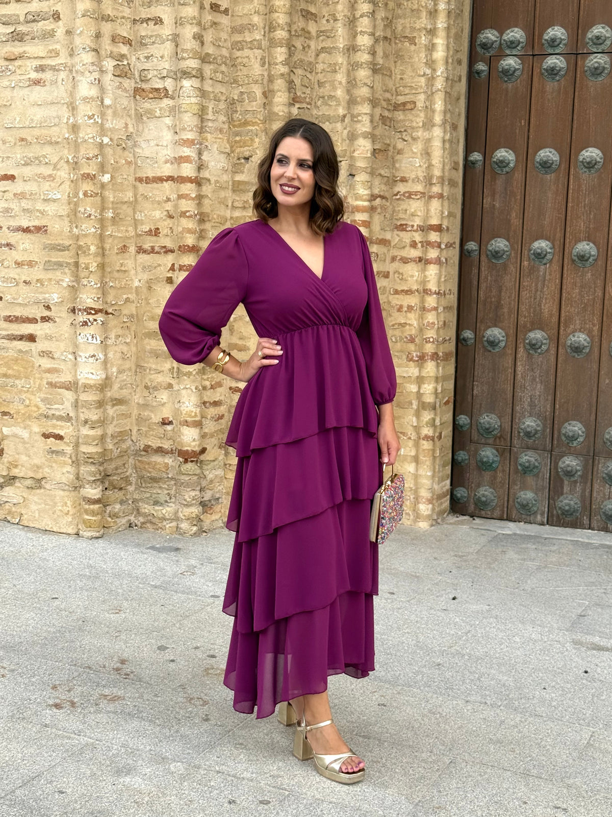 Vestido Salomé Buganvilla