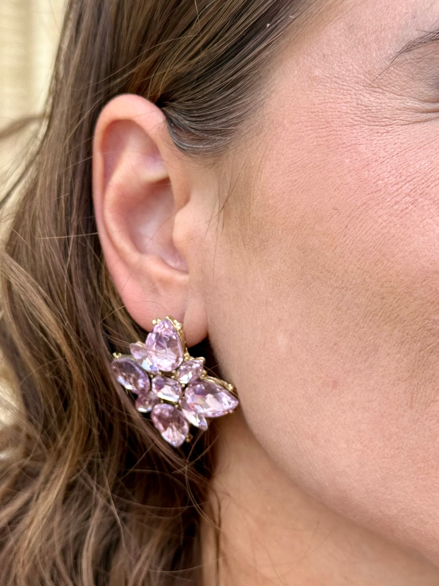 Pendientes Huelva Rosa