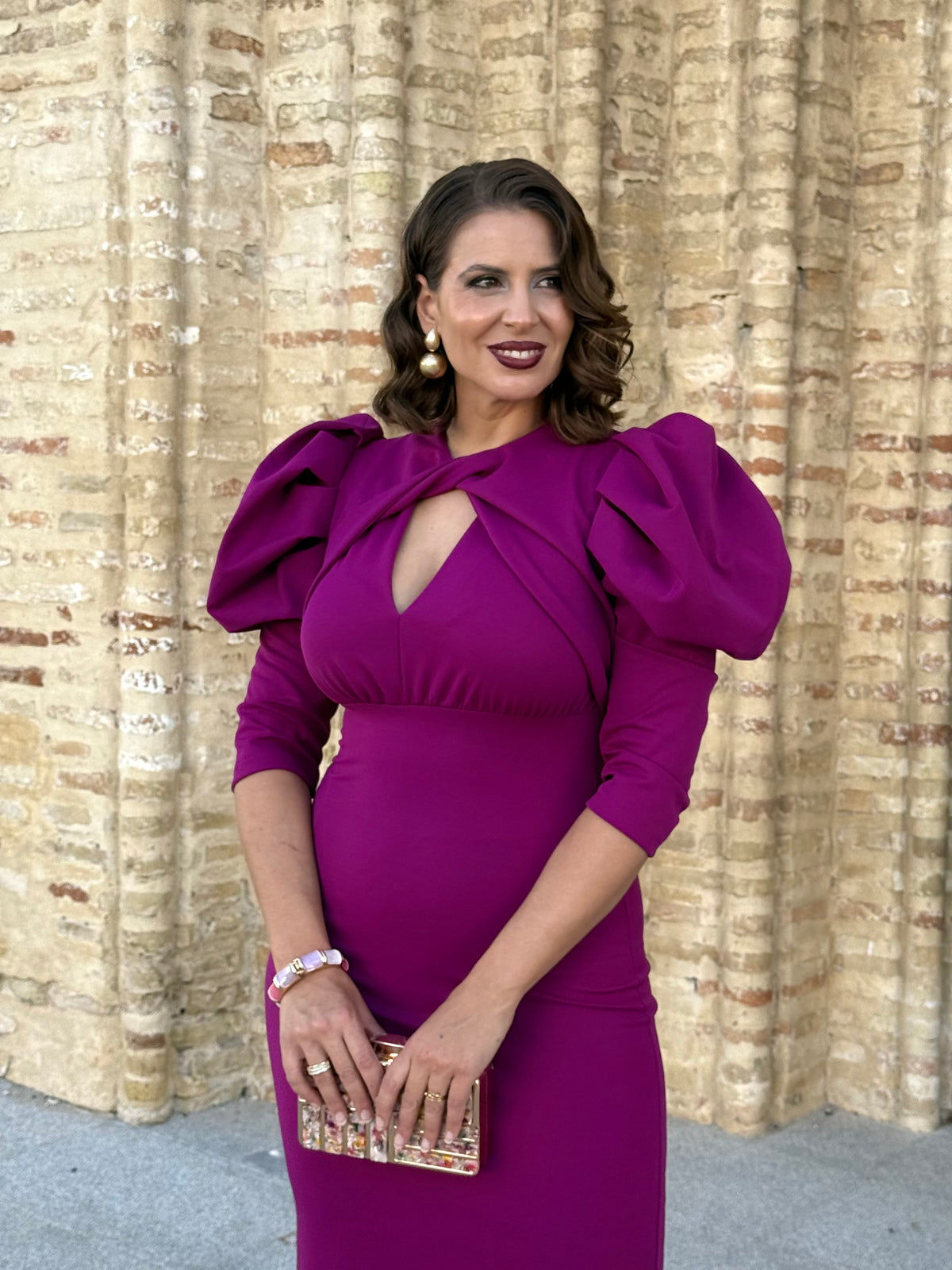 Vestido Leo Buganvilla