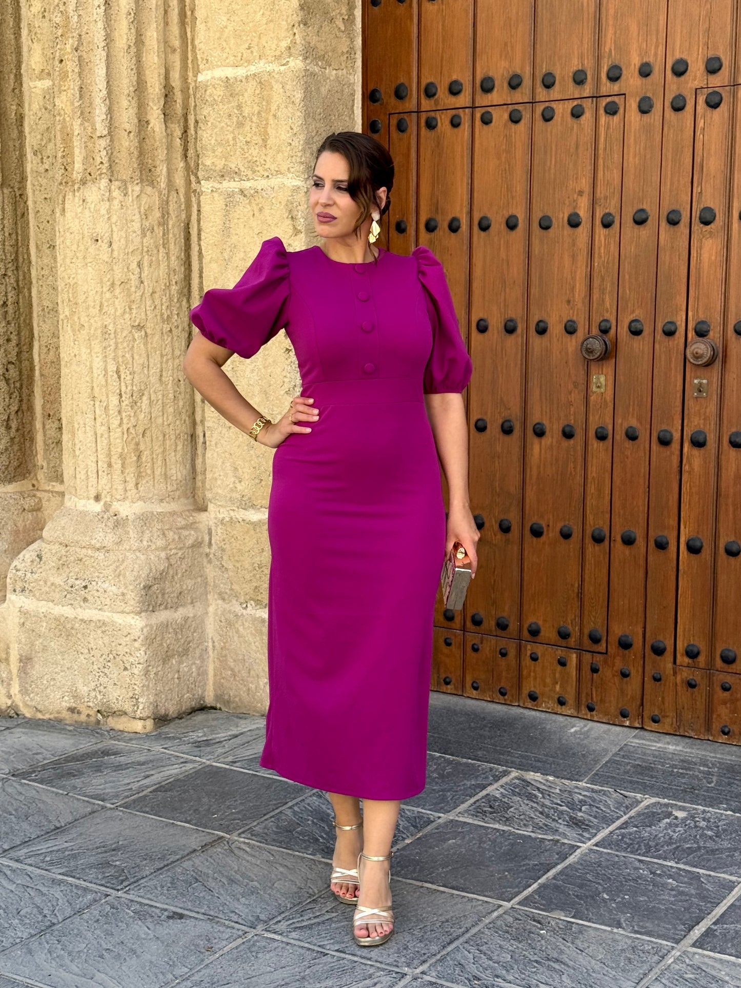 Vestido Alessia Buganvilla