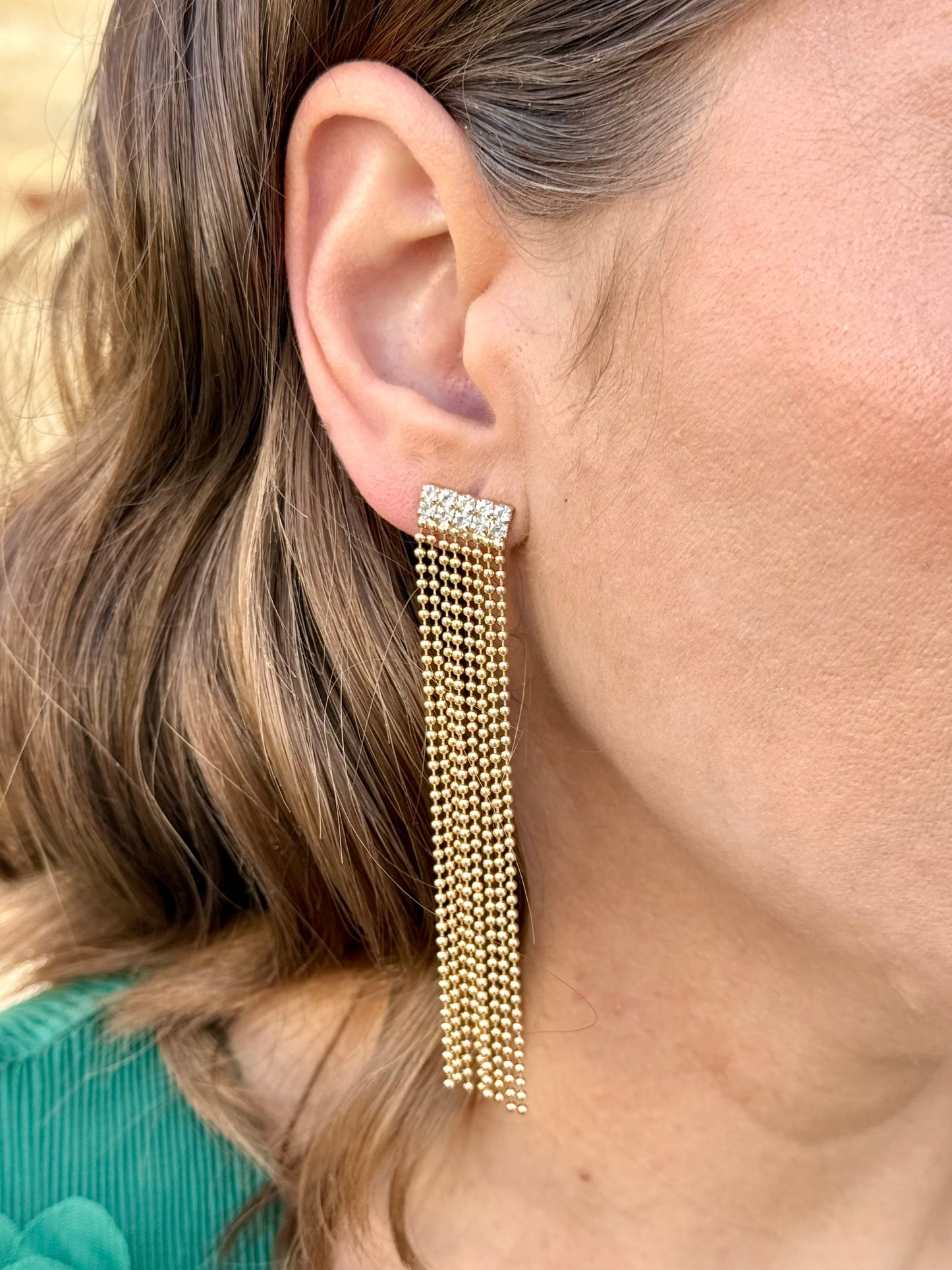 Pendientes Almonte  Dorados
