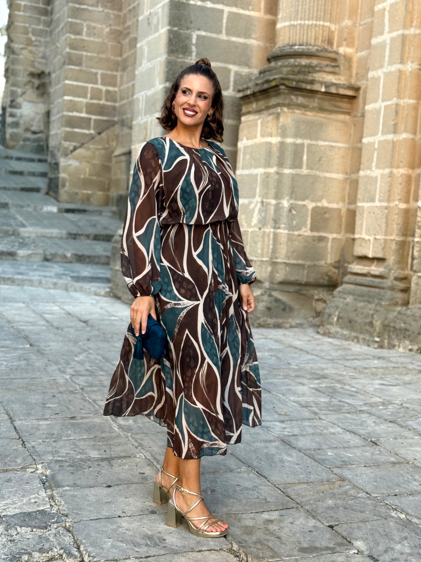 Vestido Paraíso Petróleo