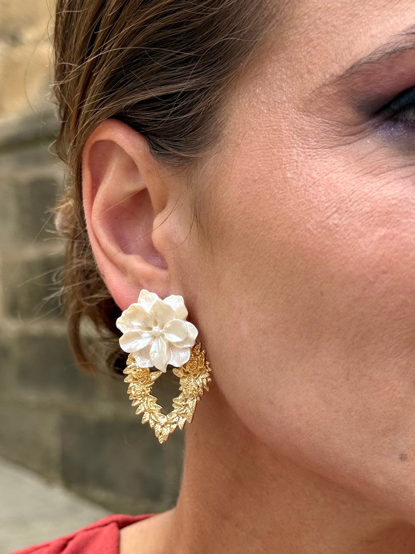 Pendientes Bulgaria Nácar