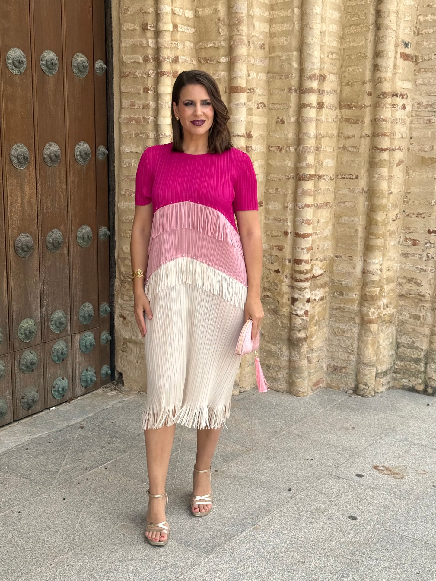 Vestido Berta Rosa