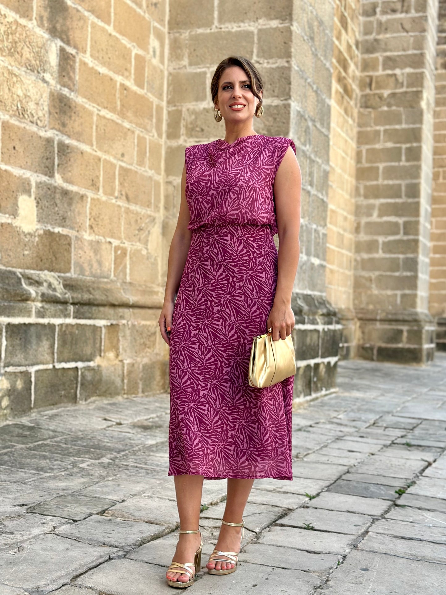 Vestido Bombay Buganvilla