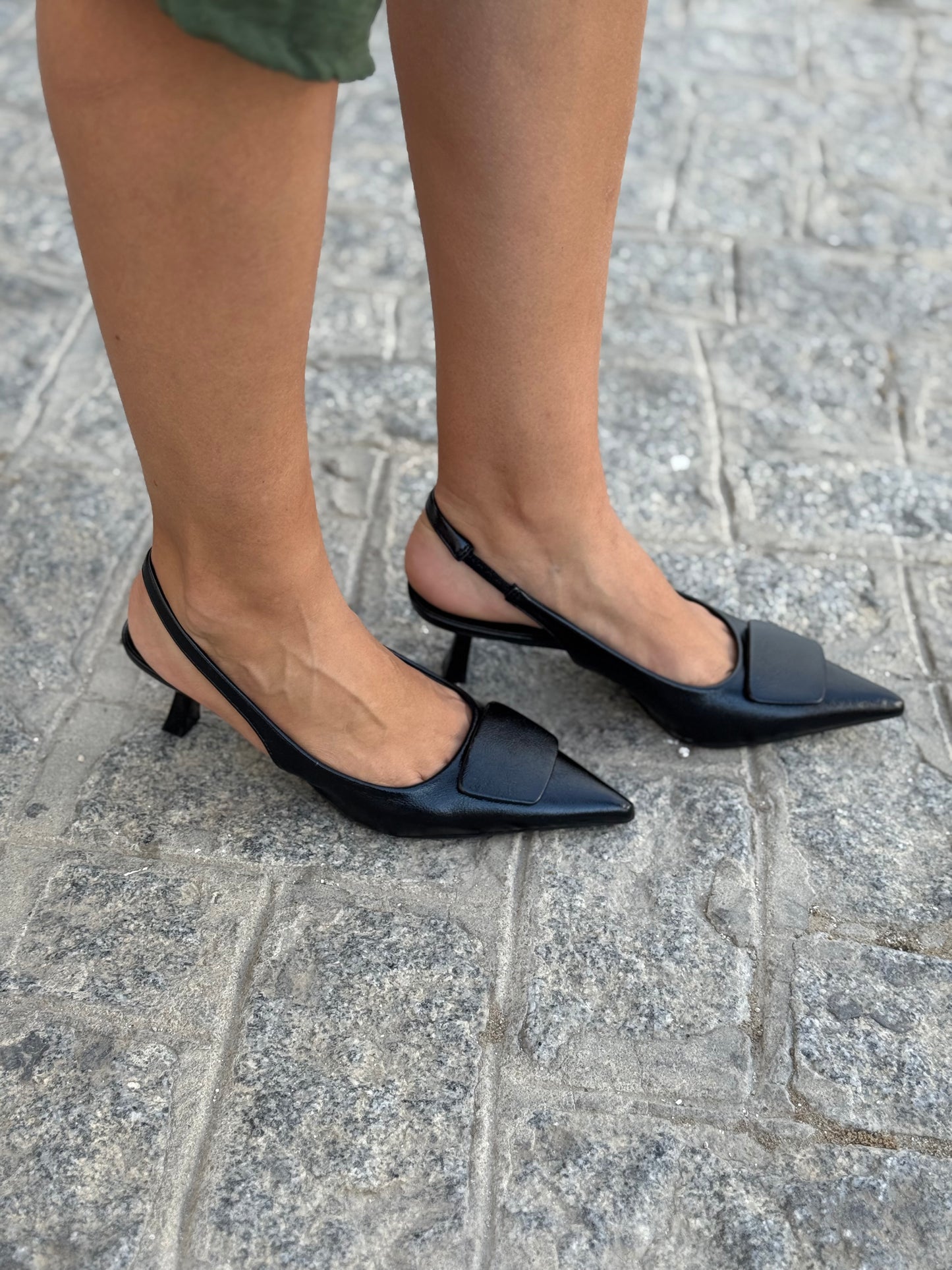 Stilettos Destalonados Burdeos