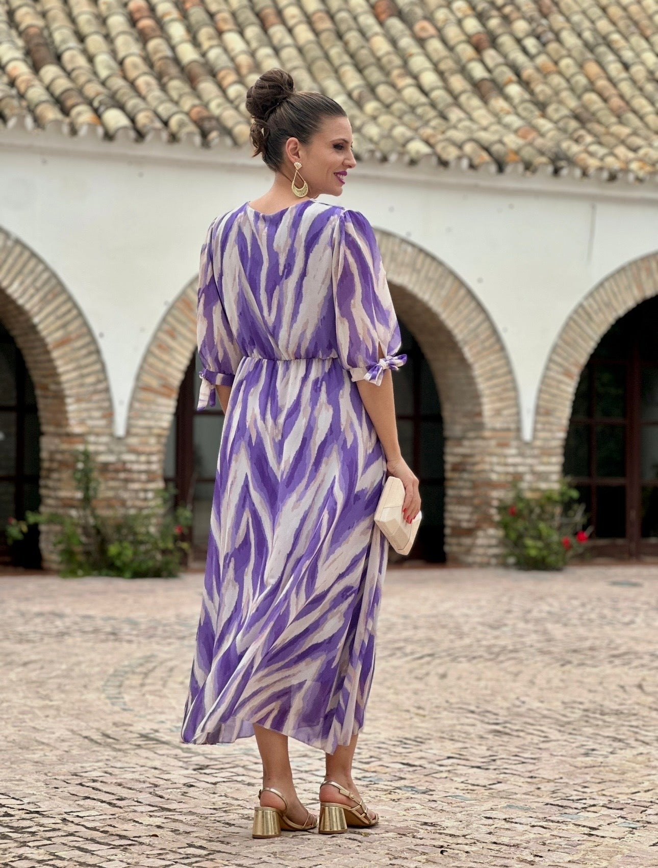 Vestido Idalia Morado
