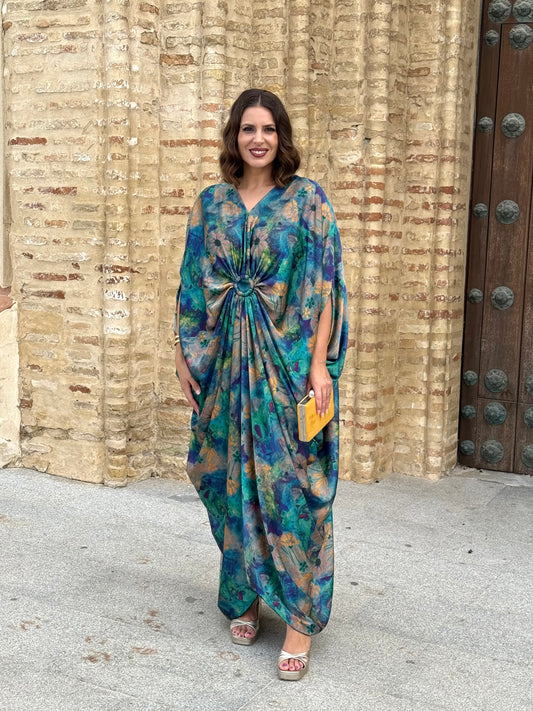 Vestido Olimpia Turquesa