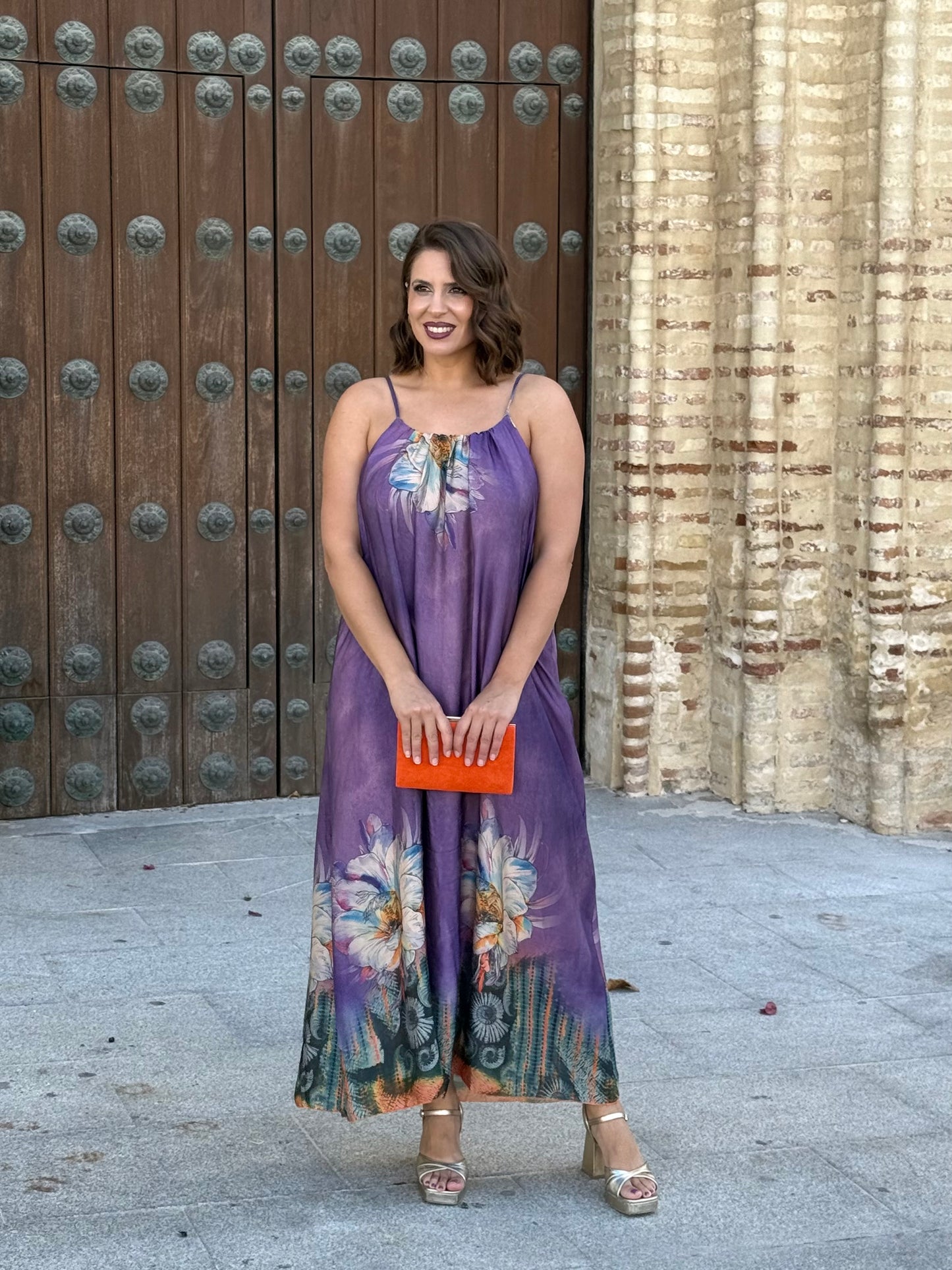 Vestido + Capa Samira Morado