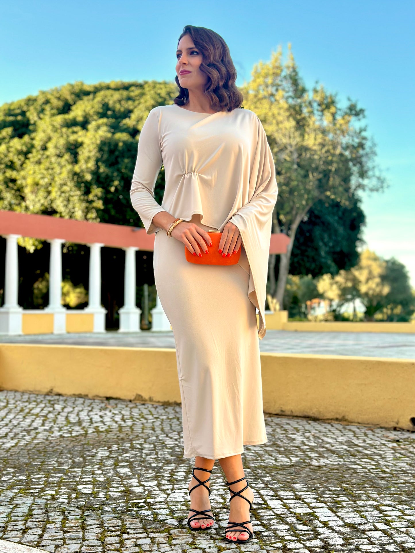 Vestido Zoe Beige