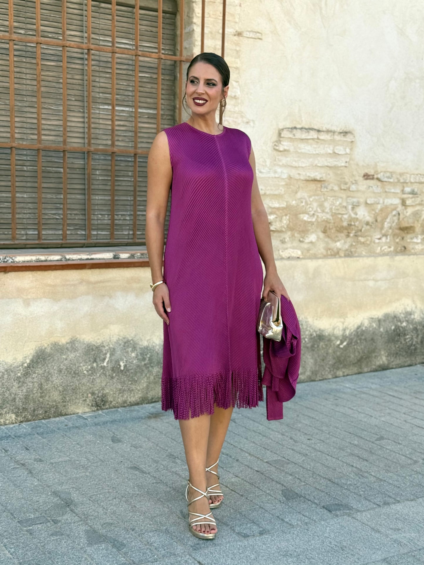 Vestido + Chaqueta Sandra Buganvilla