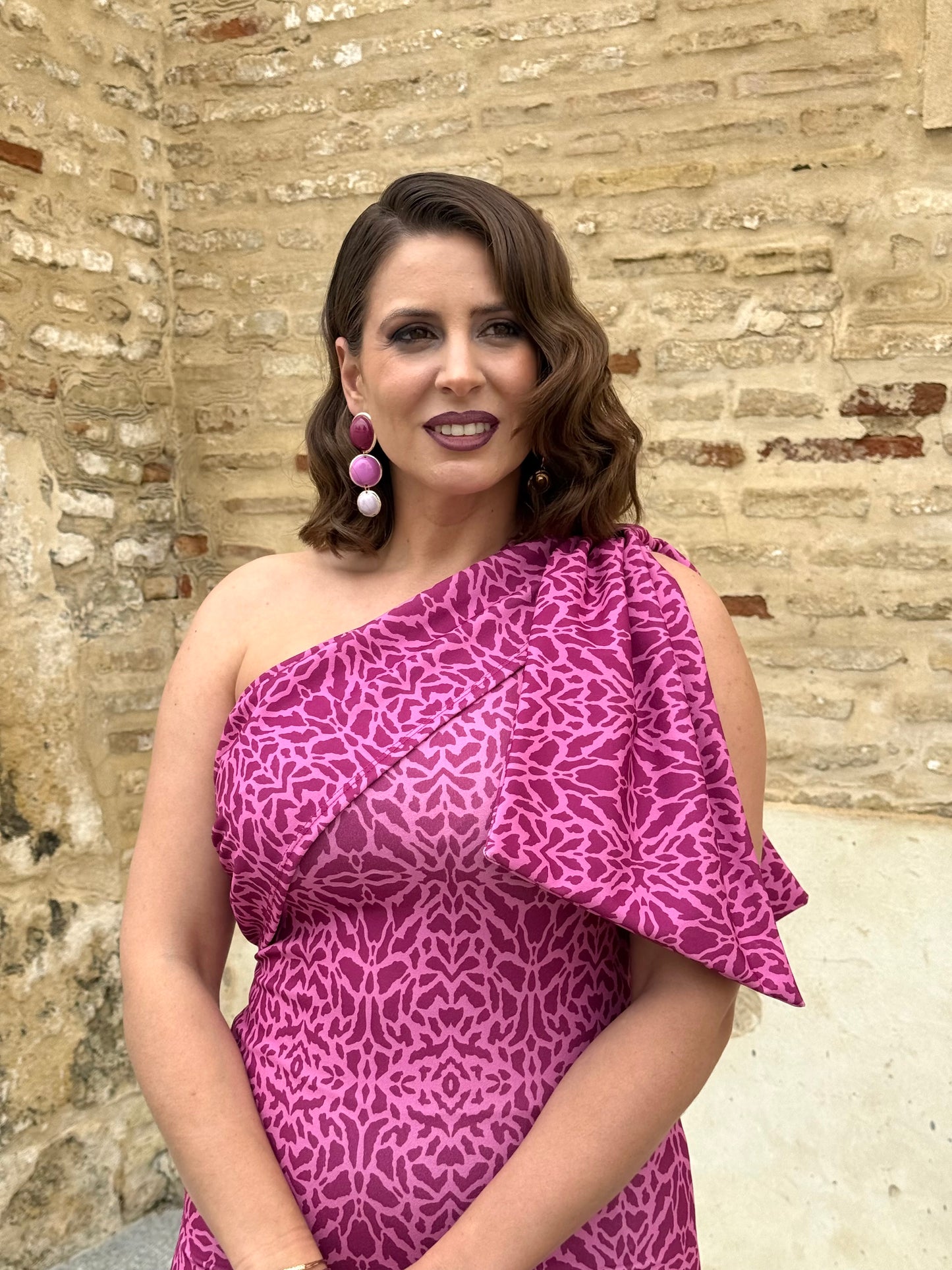 Vestido Liria Buganvilla