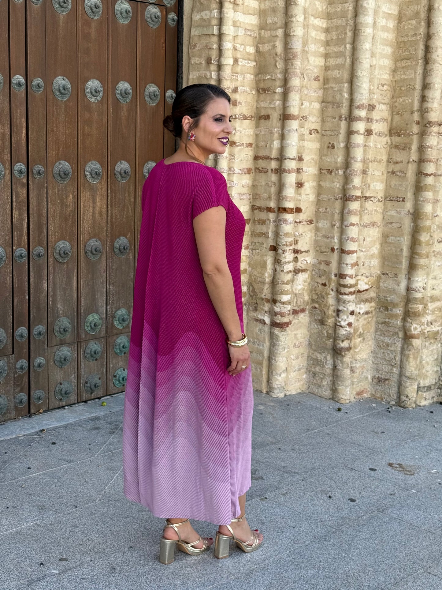 Vestido Avelline Fucsia