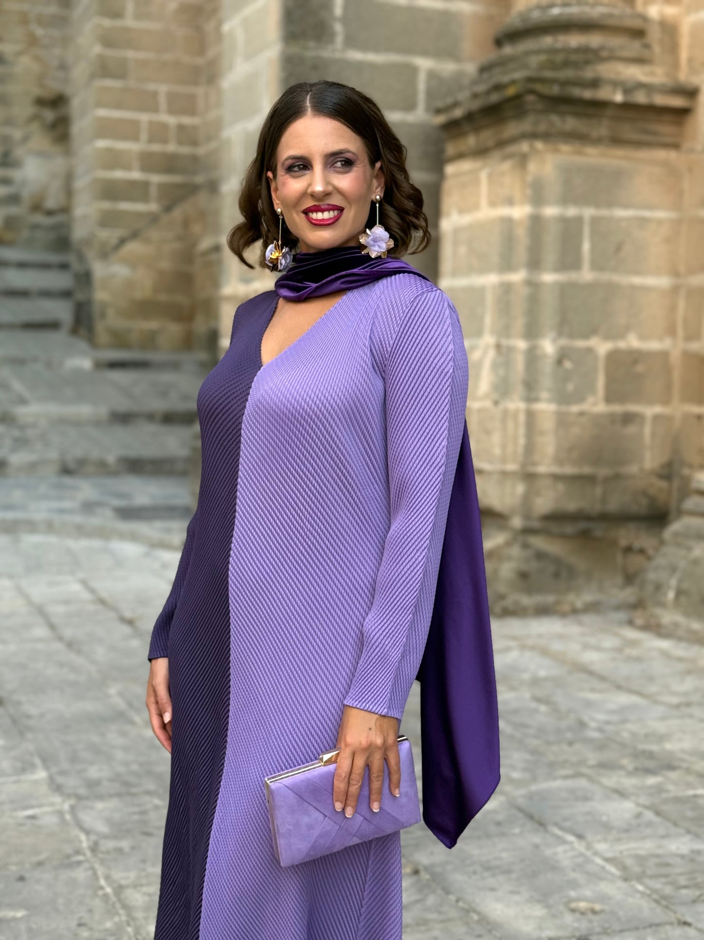 Capa de Terciopelo Morada