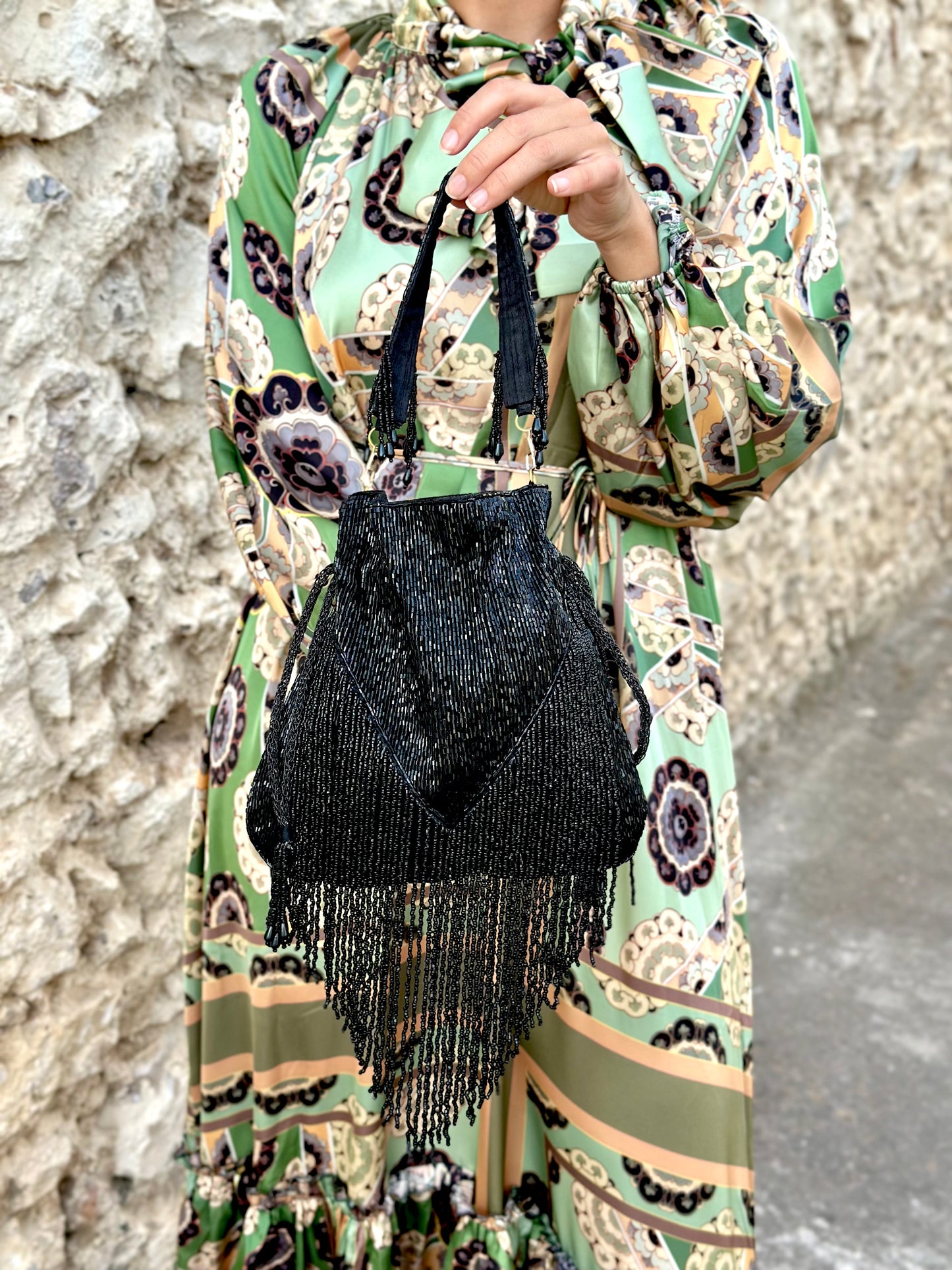 Limosnera Glam Negro
