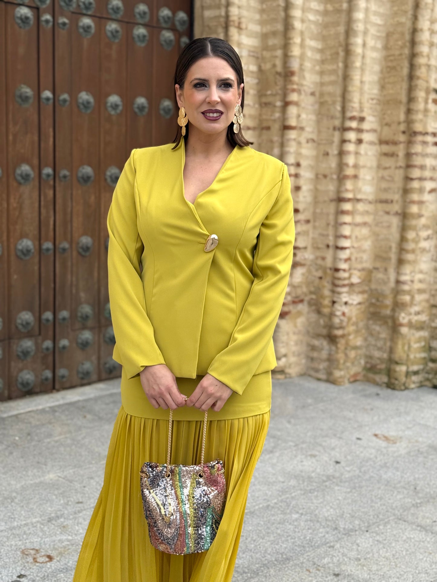 Conjunto Lunaria Amarillo