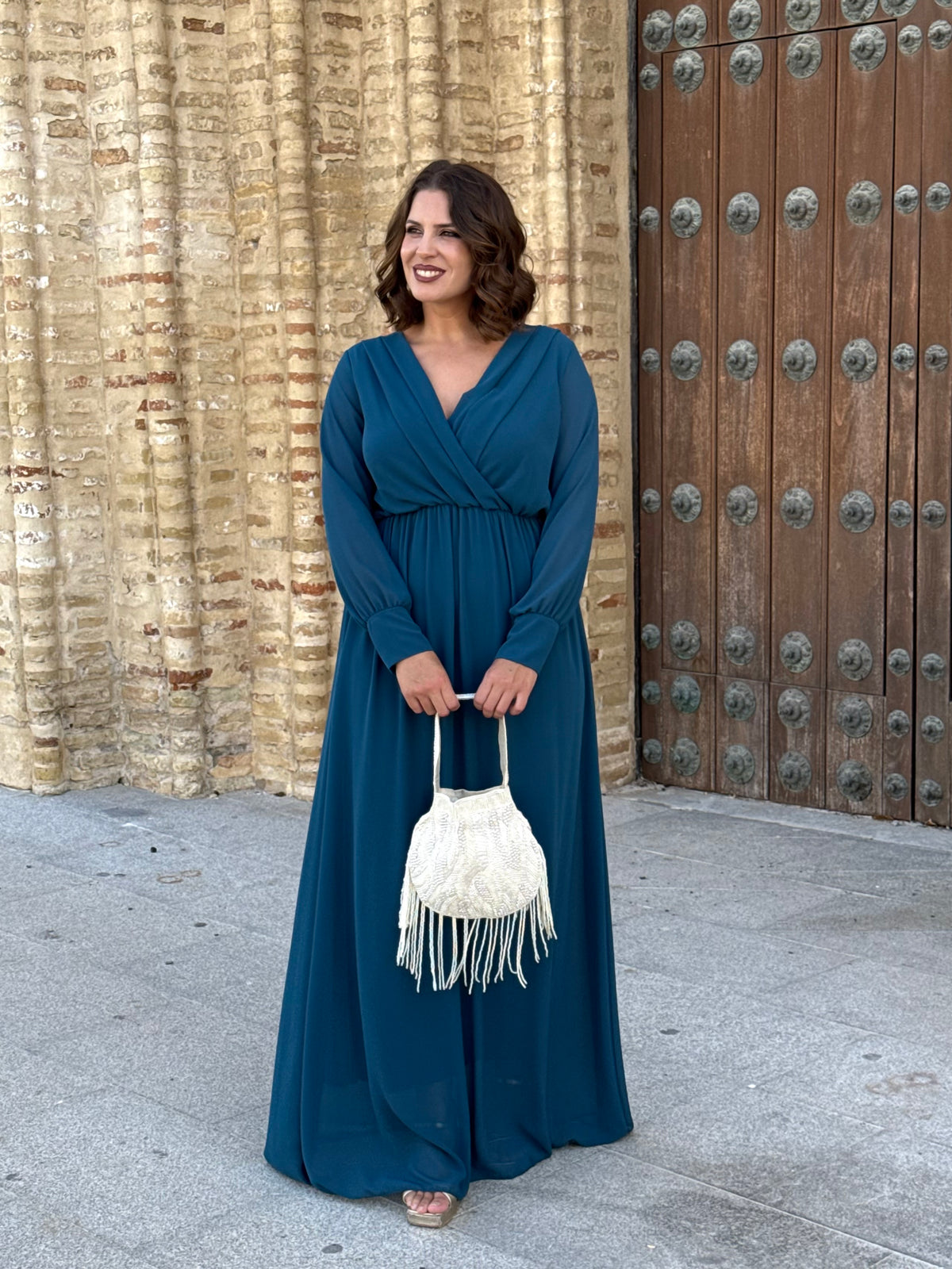 Vestido Ágata Petróleo