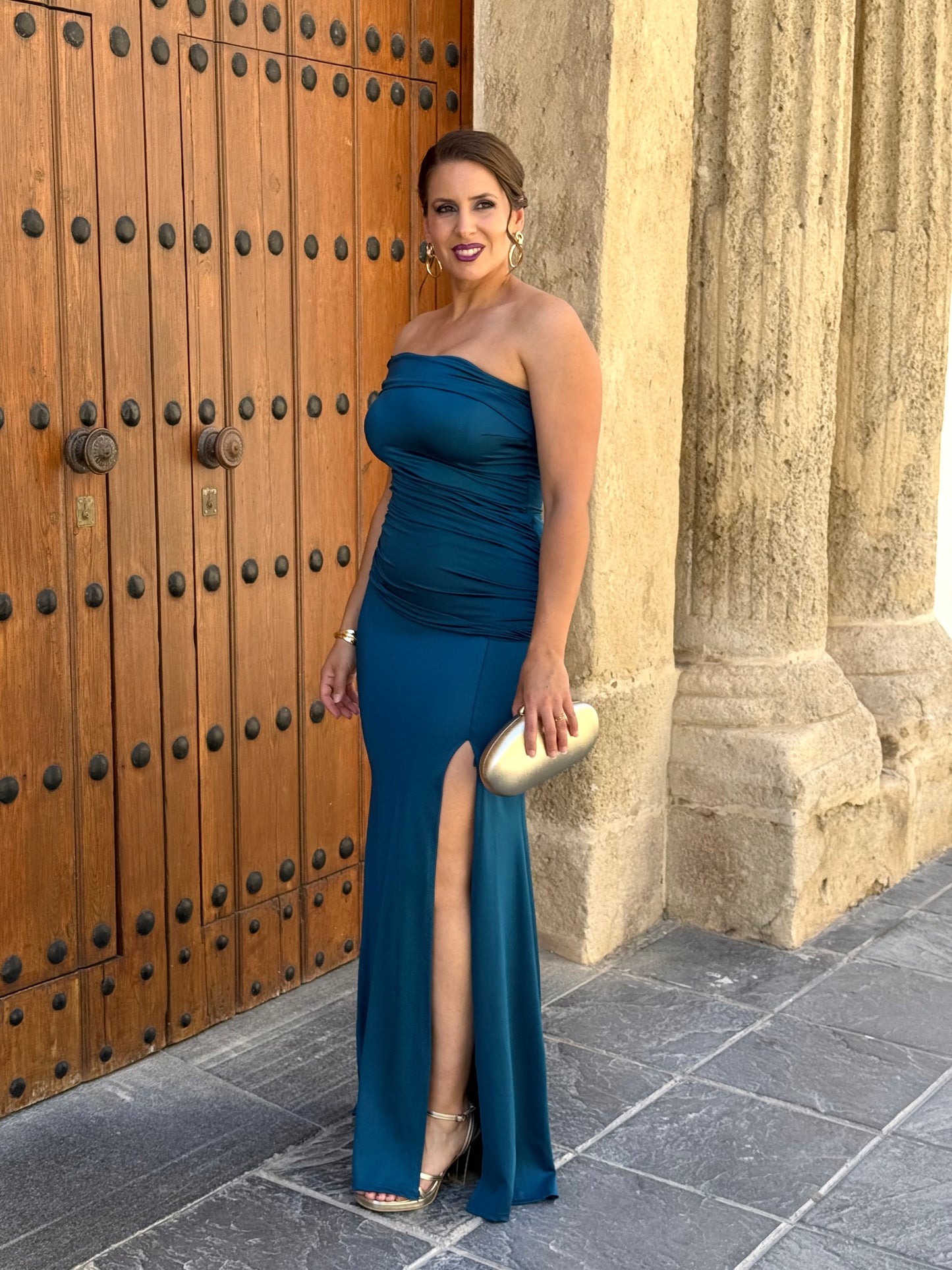 Vestido Vania Petróleo