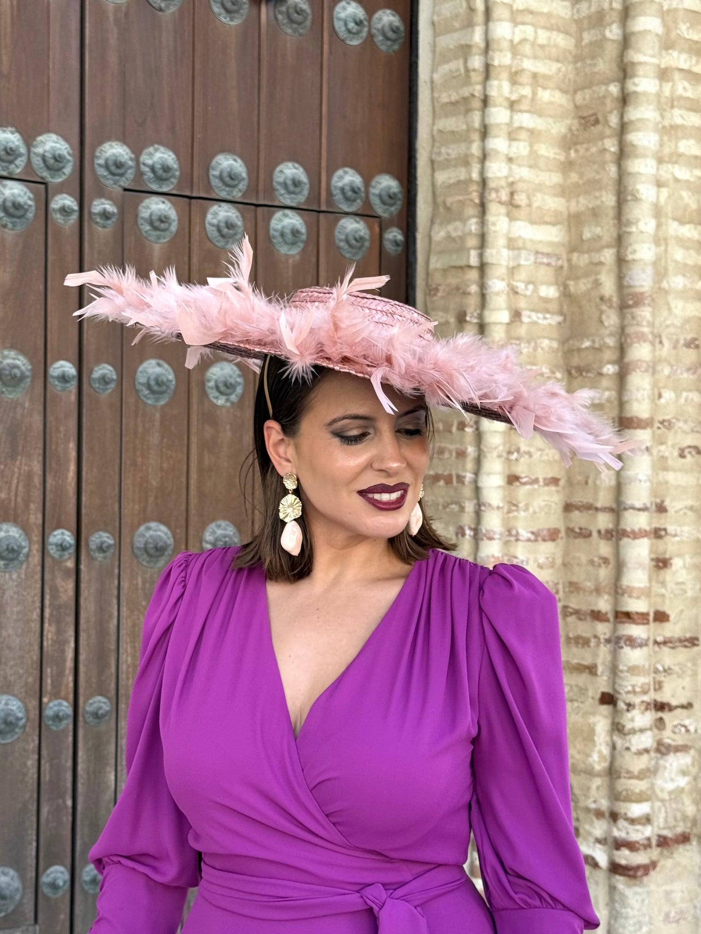 Pamela Rosa Empolvado con Plumas