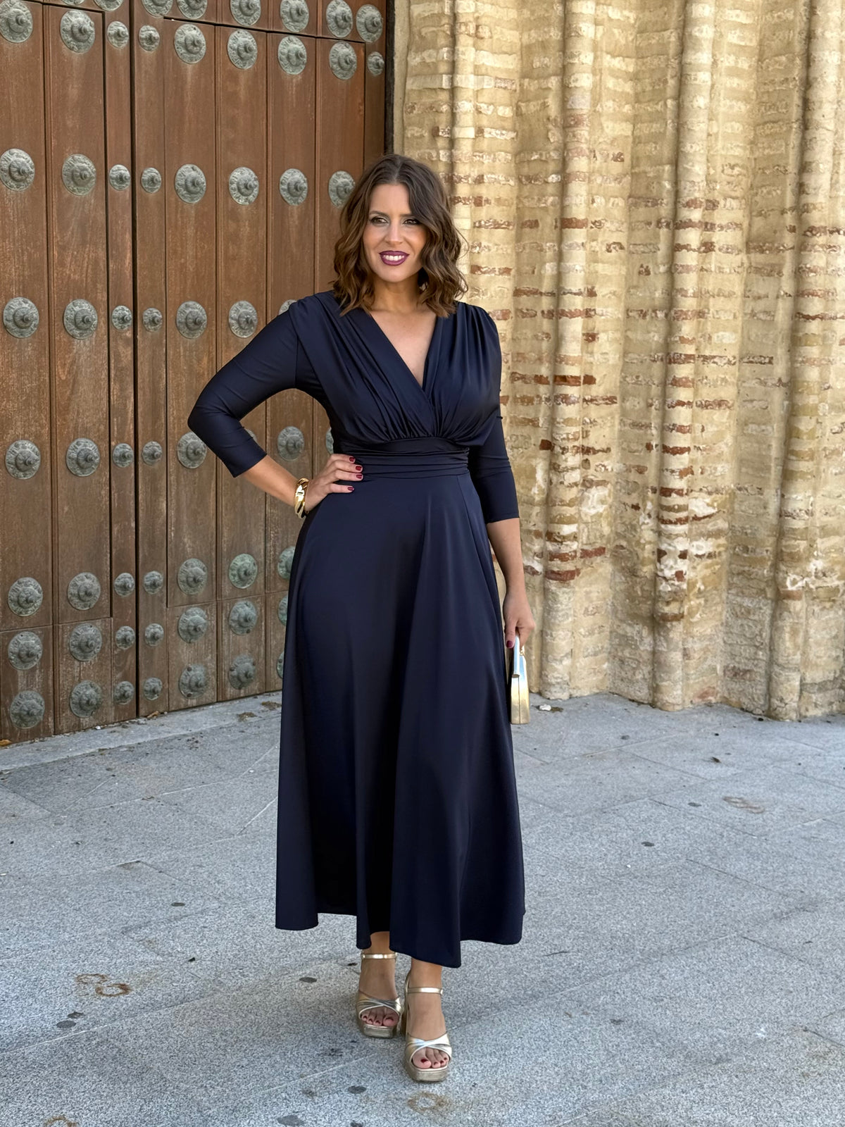 Vestido Ágata Azul Marino