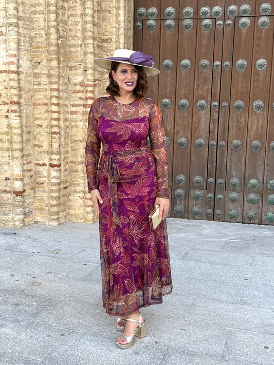 Vestido Violetta Morado