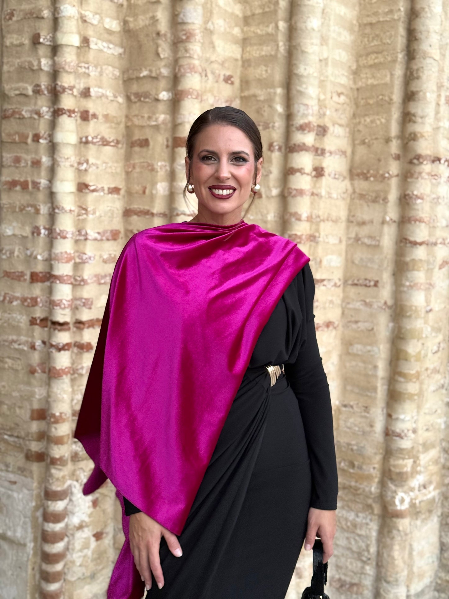 Capa de Terciopelo Buganvilla