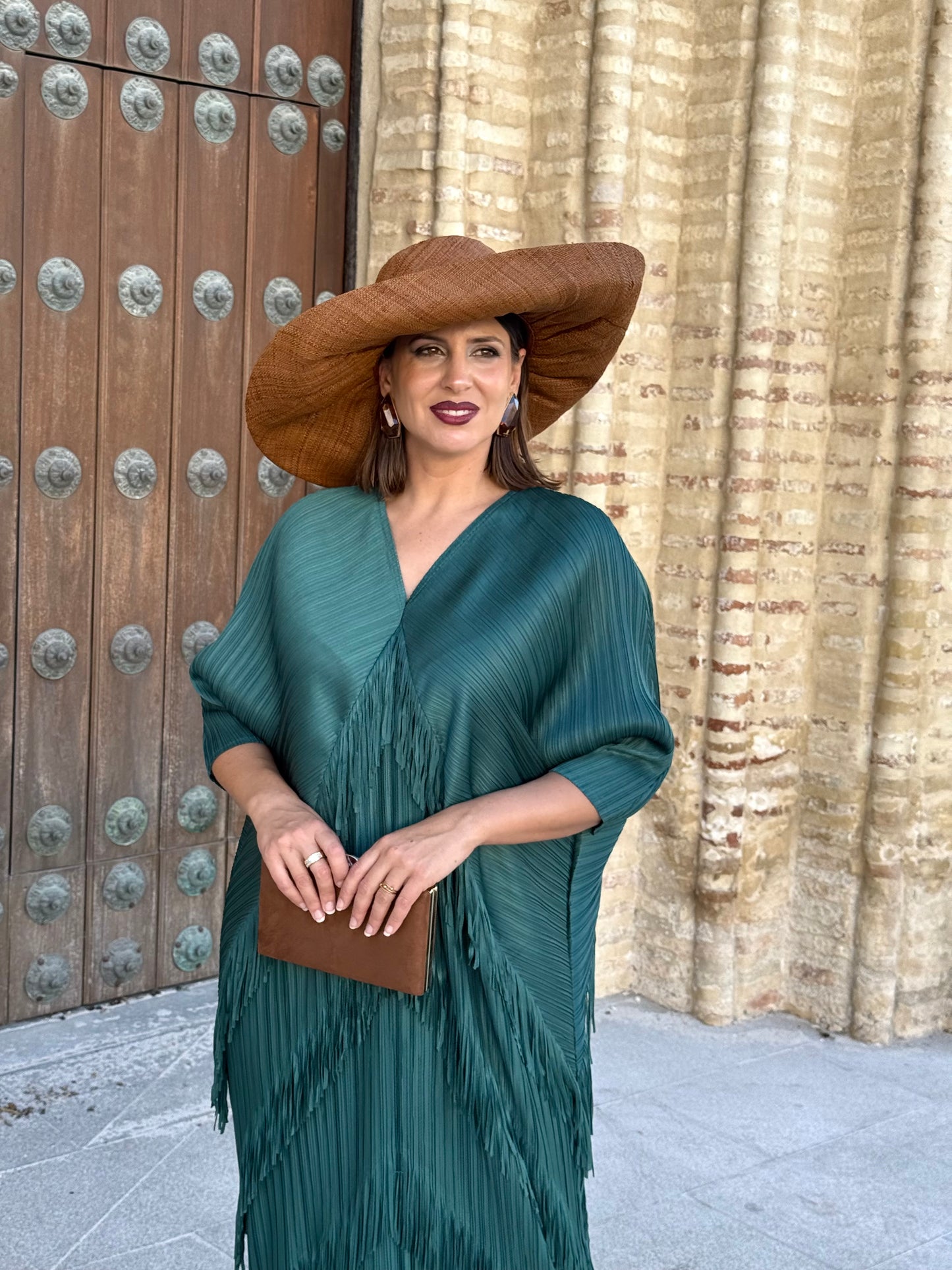 Vestido Adela Petróleo