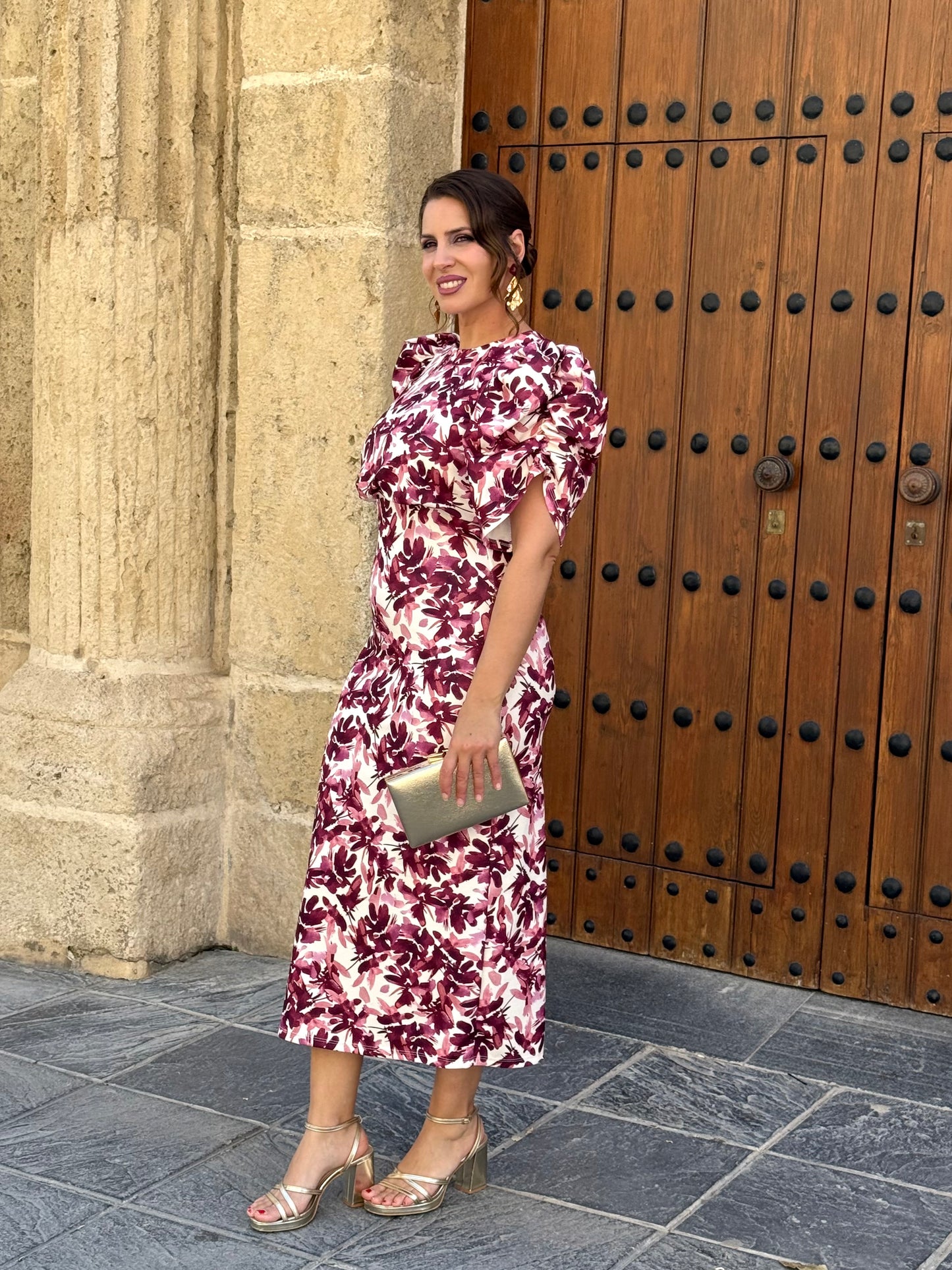 Vestido Bianca Floral Buganvilla