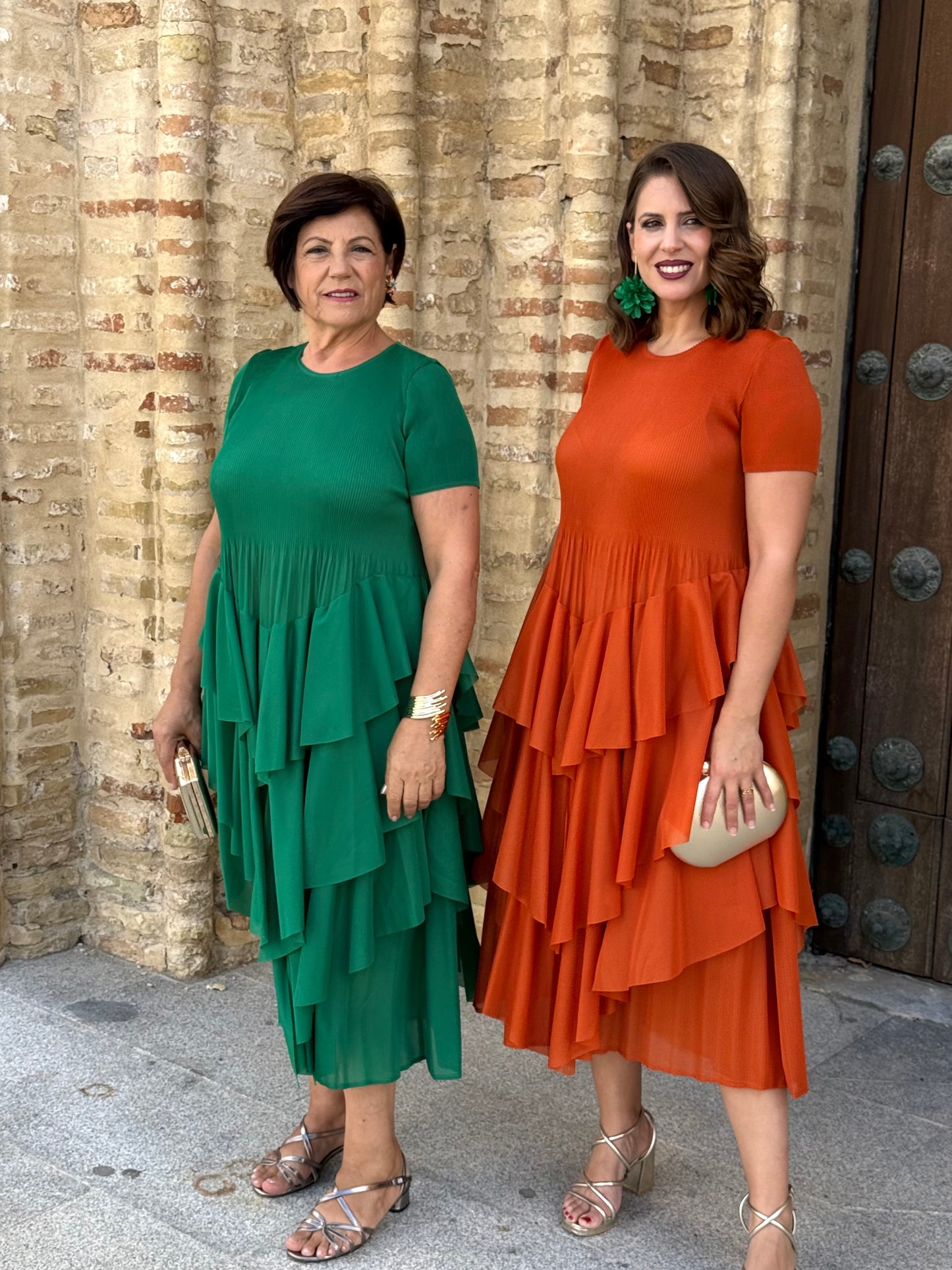 Vestido Luz Teja