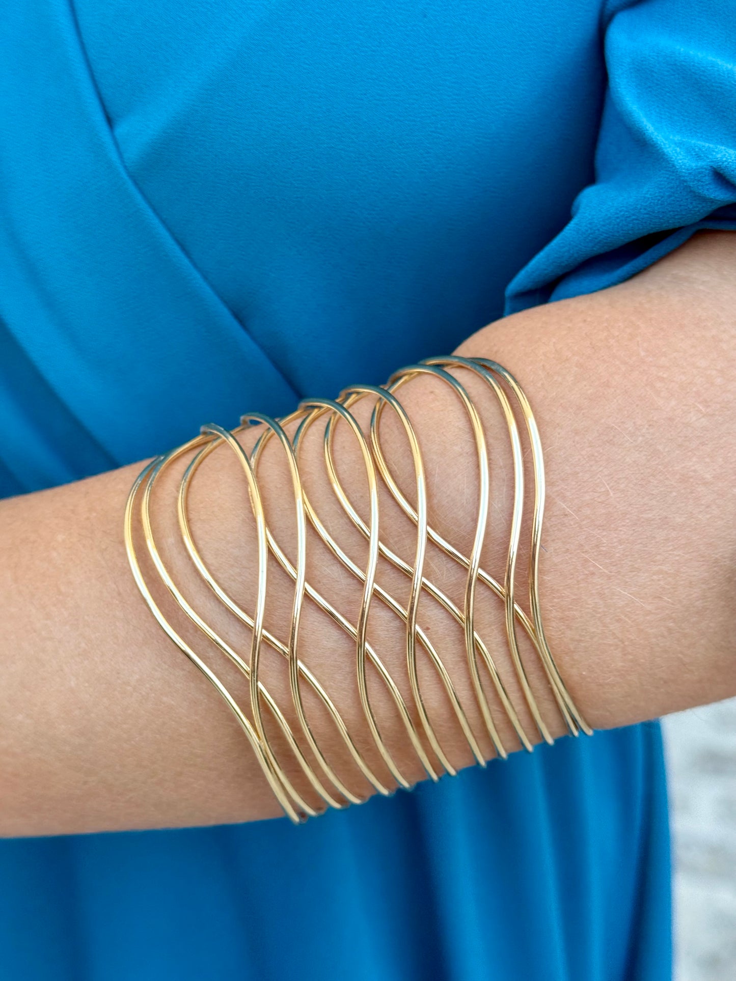 Pulsera Anilla Dorada