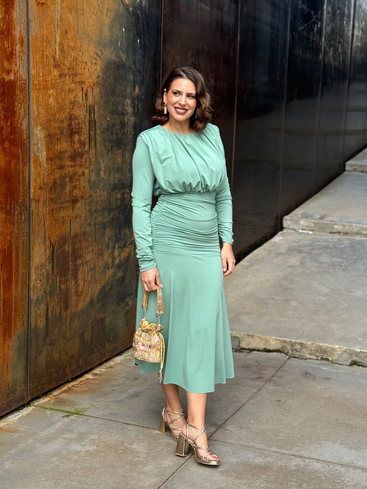 Vestido Burano Agua Marina