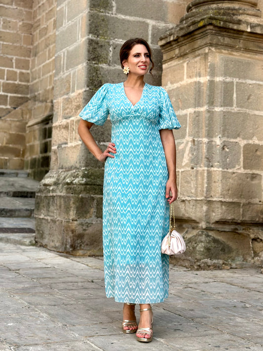 Vestido Selena Turquesa